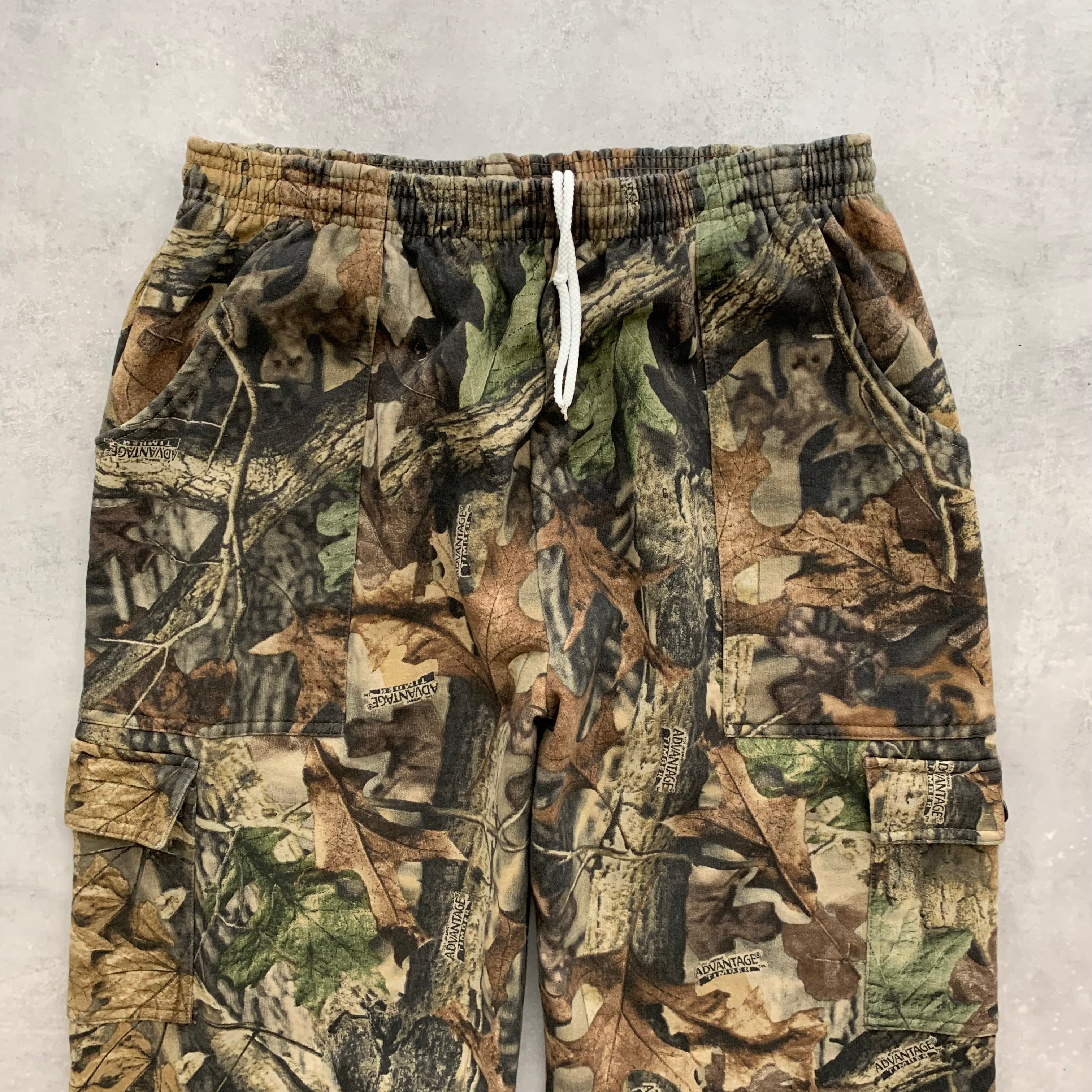 90s Camo Sweat Cargos (30”-34”)