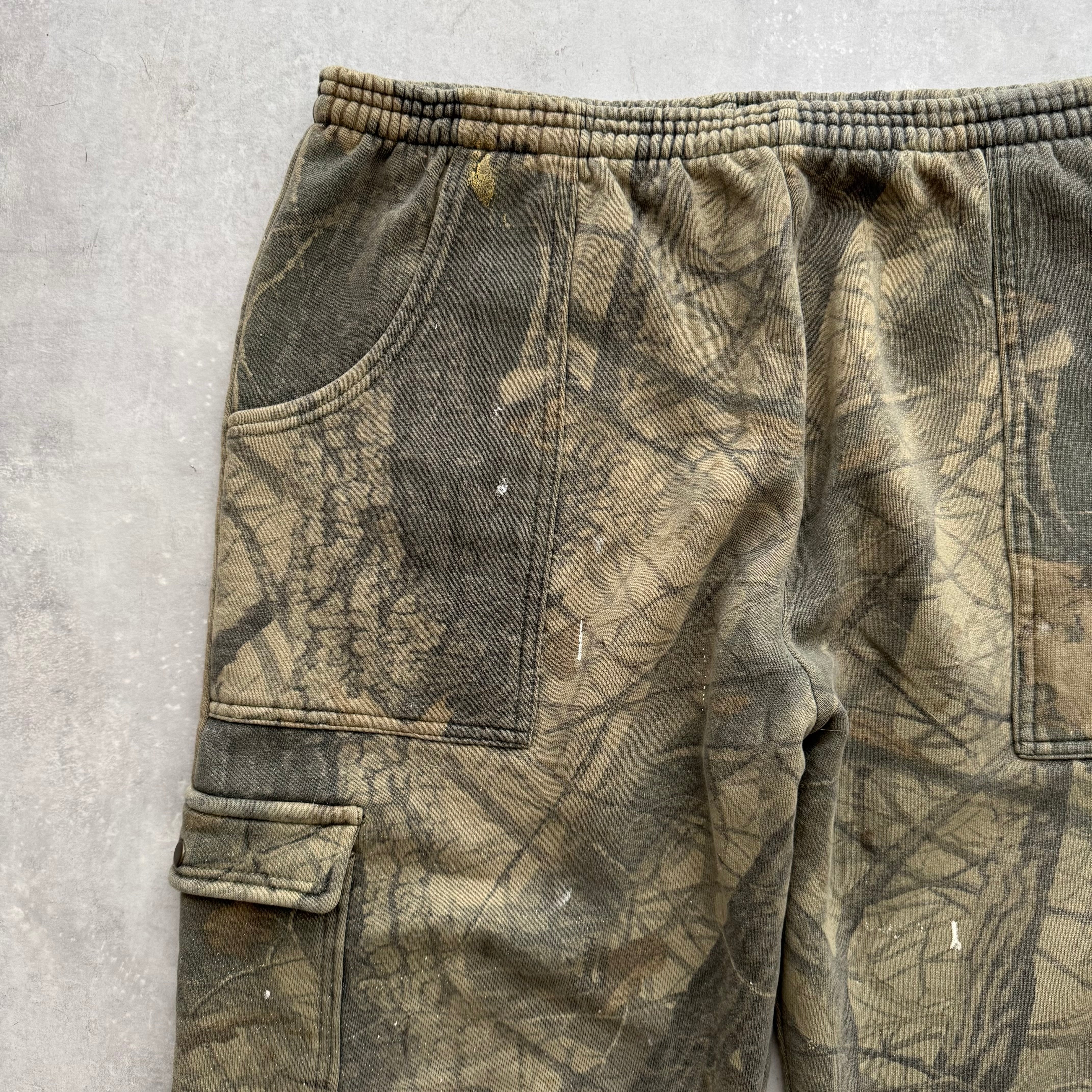 90s Realtree Camo Cargo Sweatpants (L)