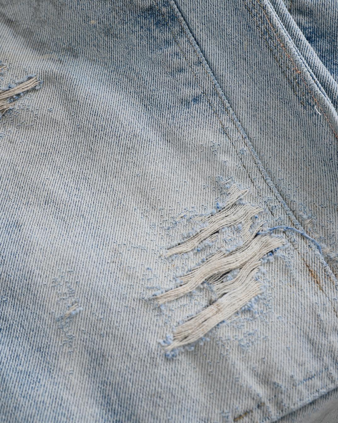 Paint Splattered Denim Carhartt Doubleknees (36")