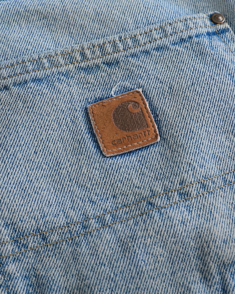 Paint Splattered Denim Carhartt Doubleknees (36")