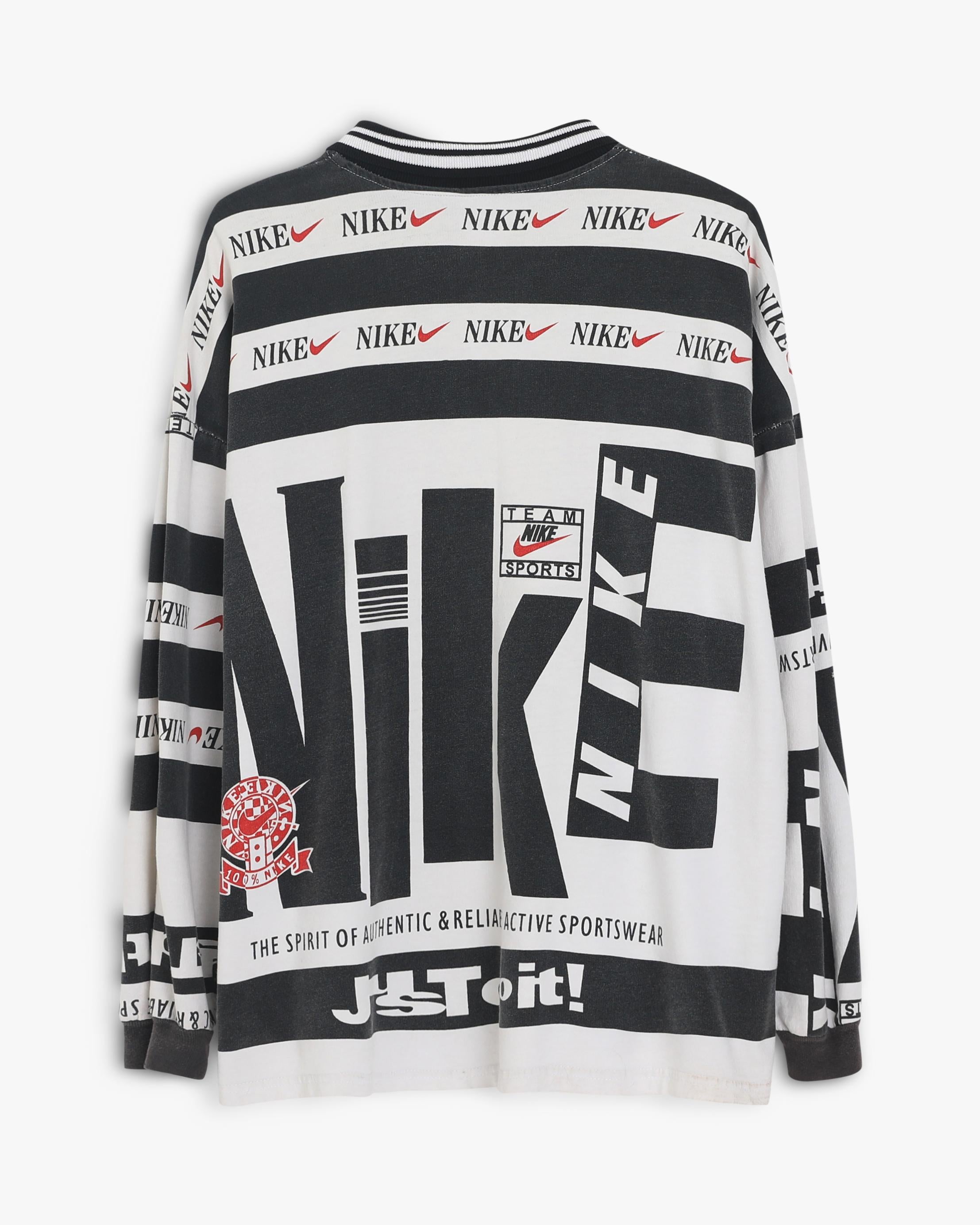 Nike All Over Print Longsleeve Shirt (XL)