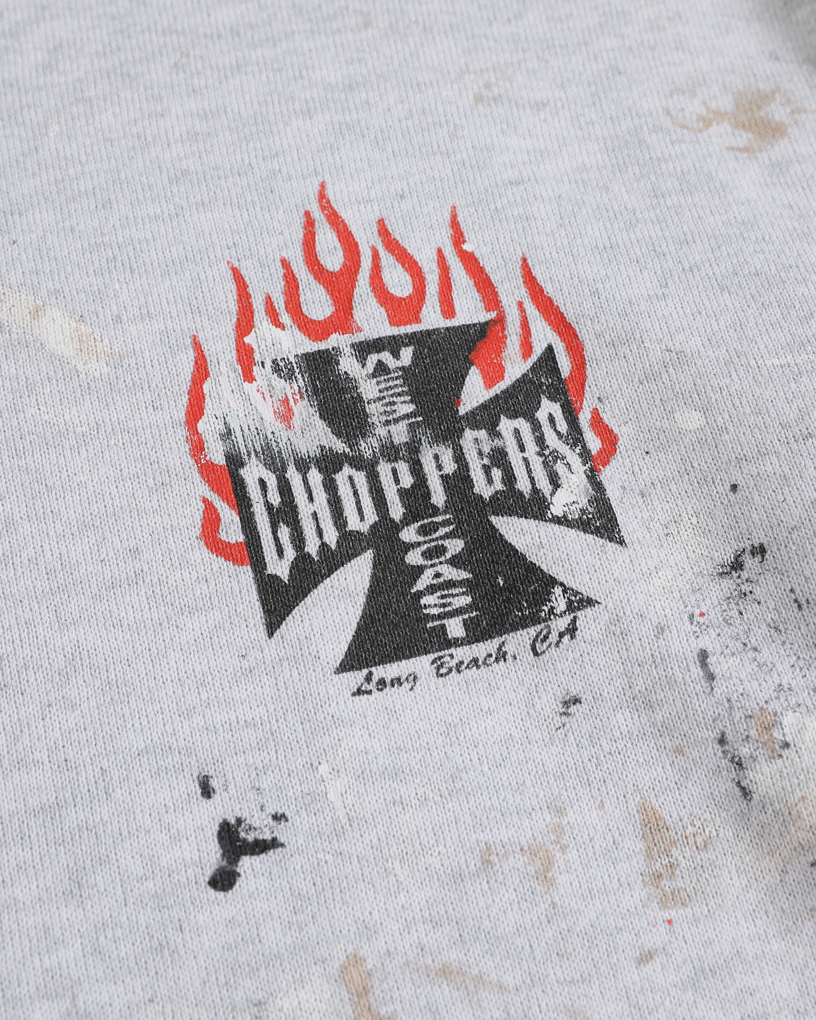 Paint Splattered West Coast Choppers Sweatshirt (L)