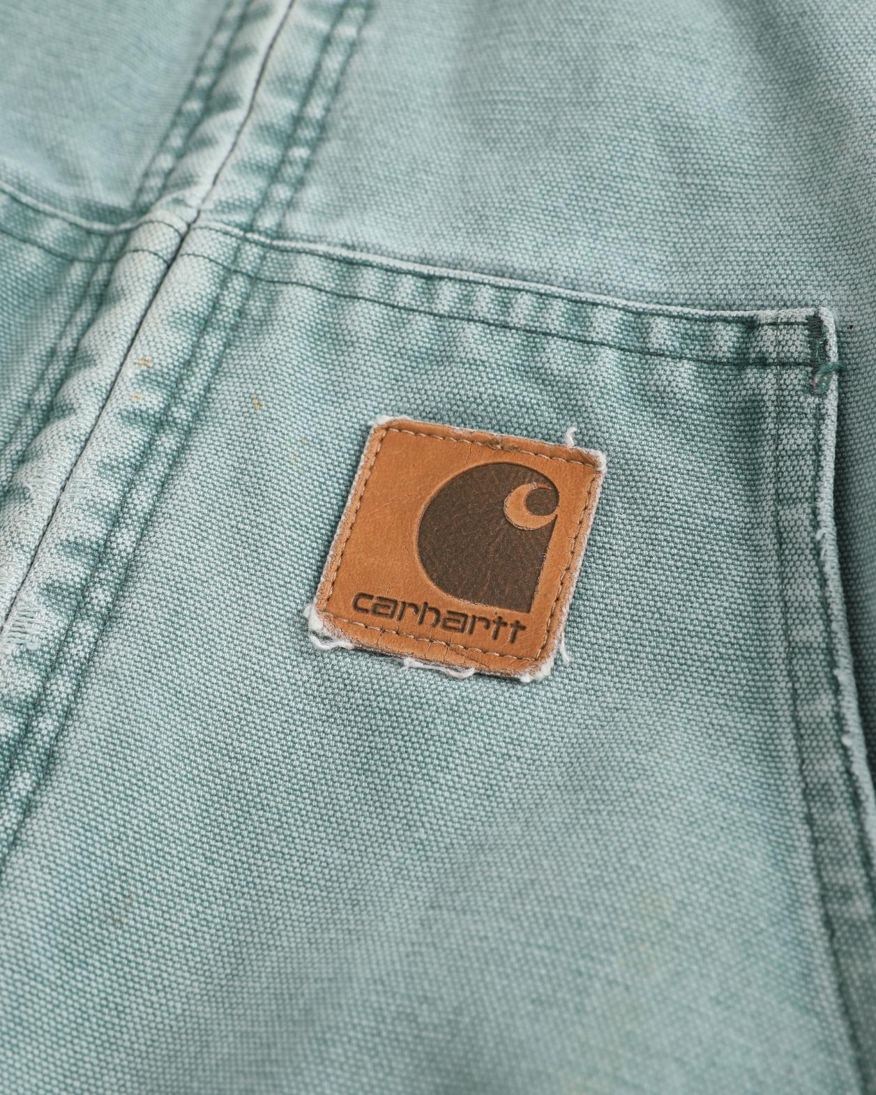 Faded Teal Carhartt Active Hooded Jacket (XL)