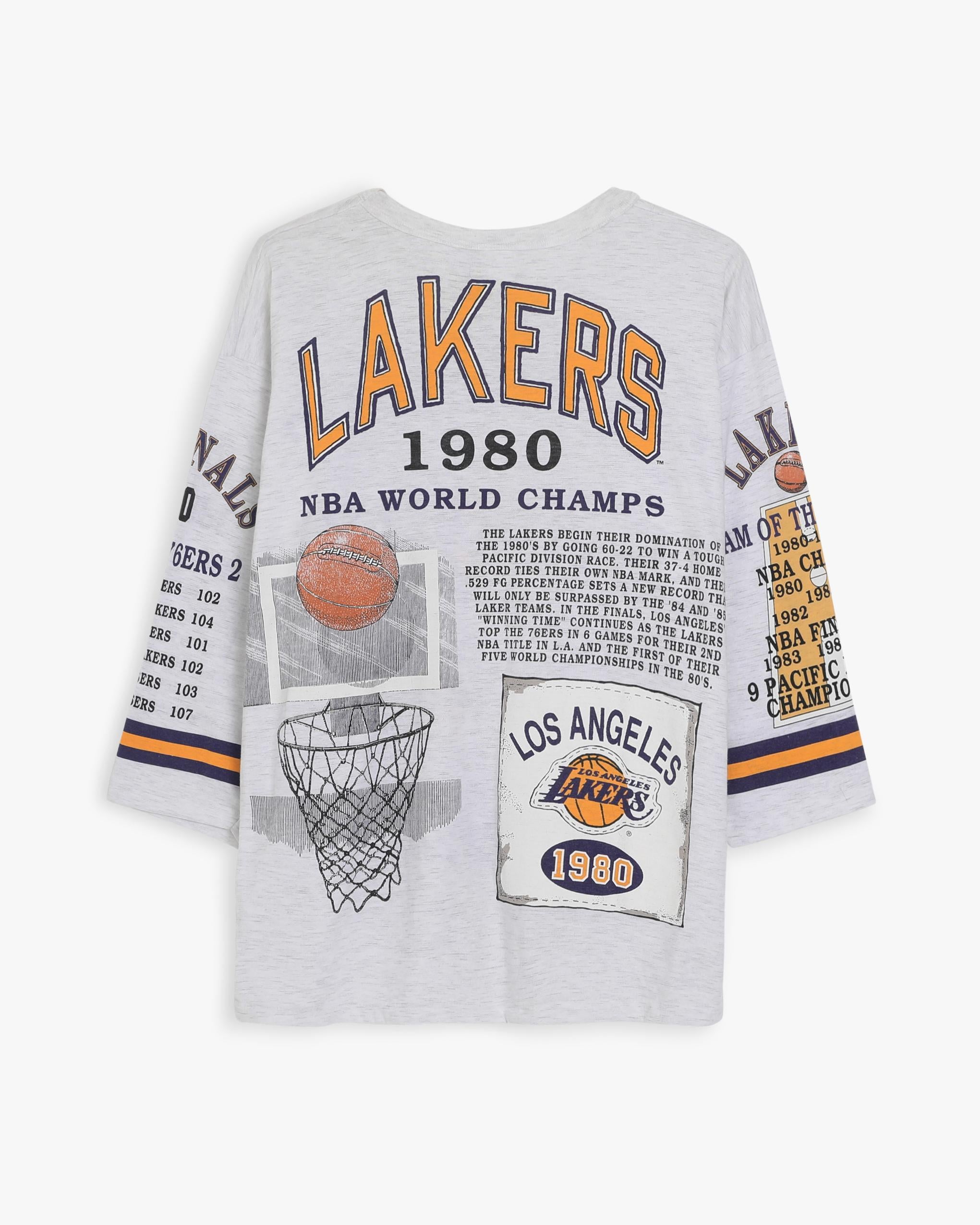 Los Angeles Lakers 3/4 Sleeve Long Gone T-Shirt (XL)