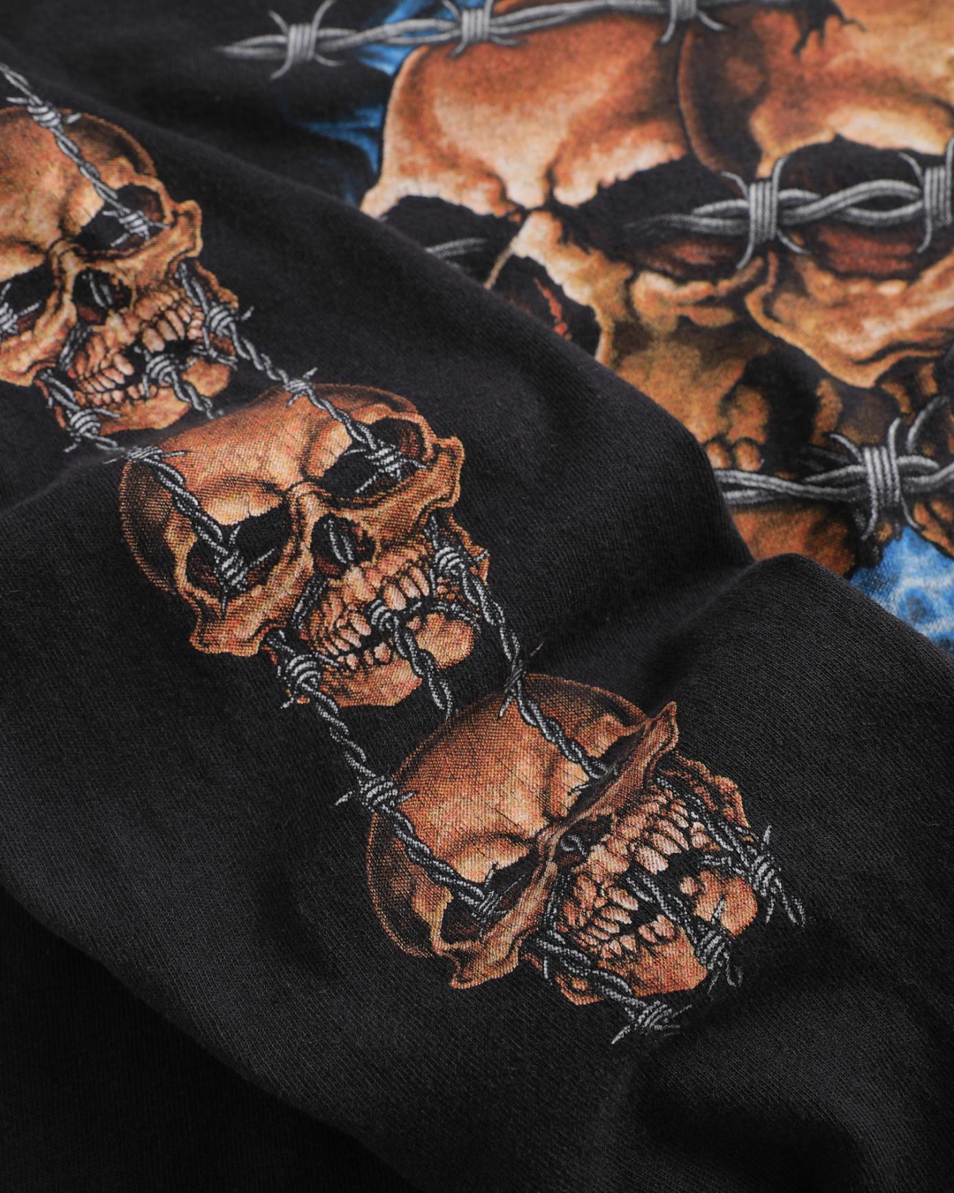 Barbed Wire Skull Longsleeve (XL)