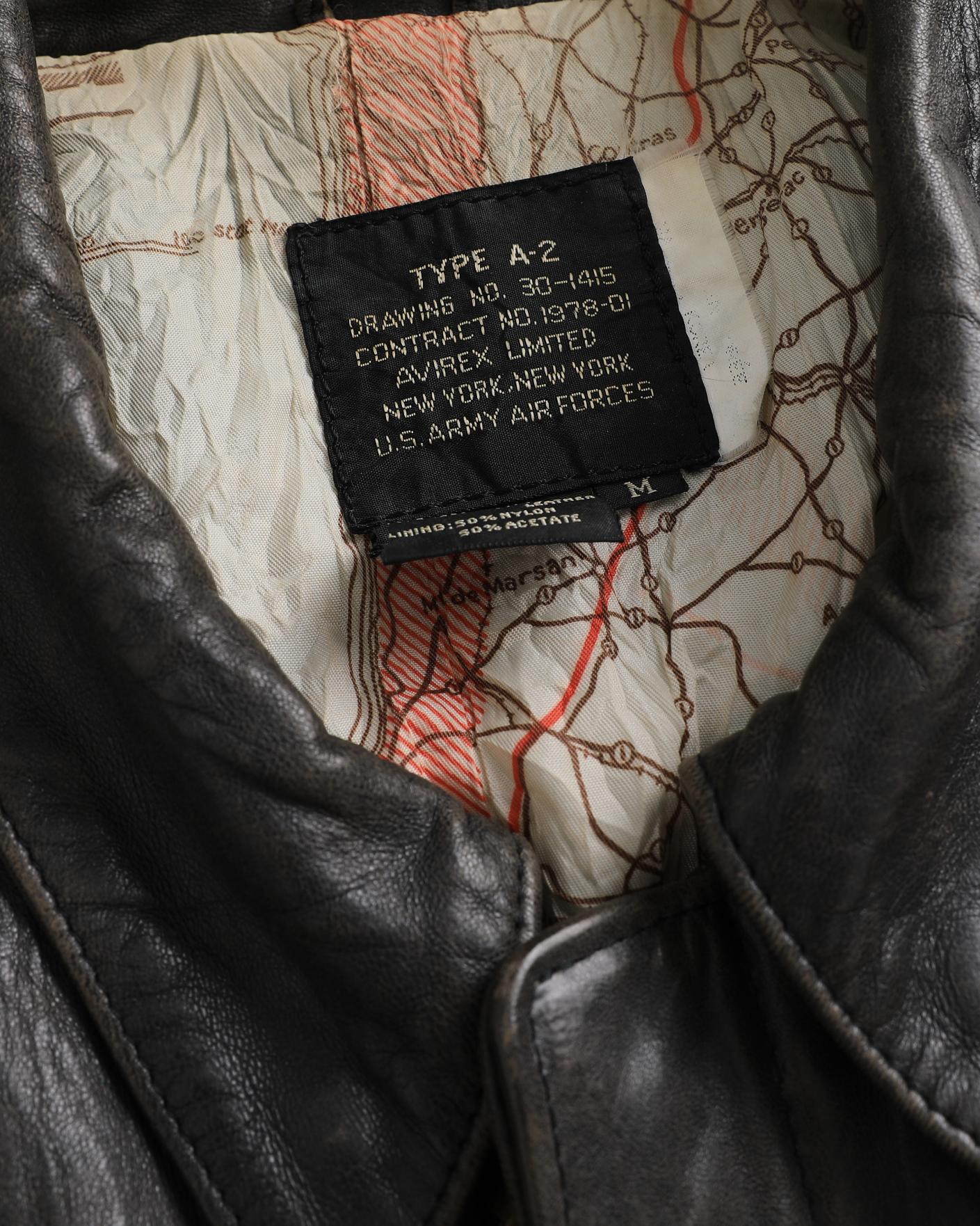 Avirex | Sack Time Leather Jacket (M/L)