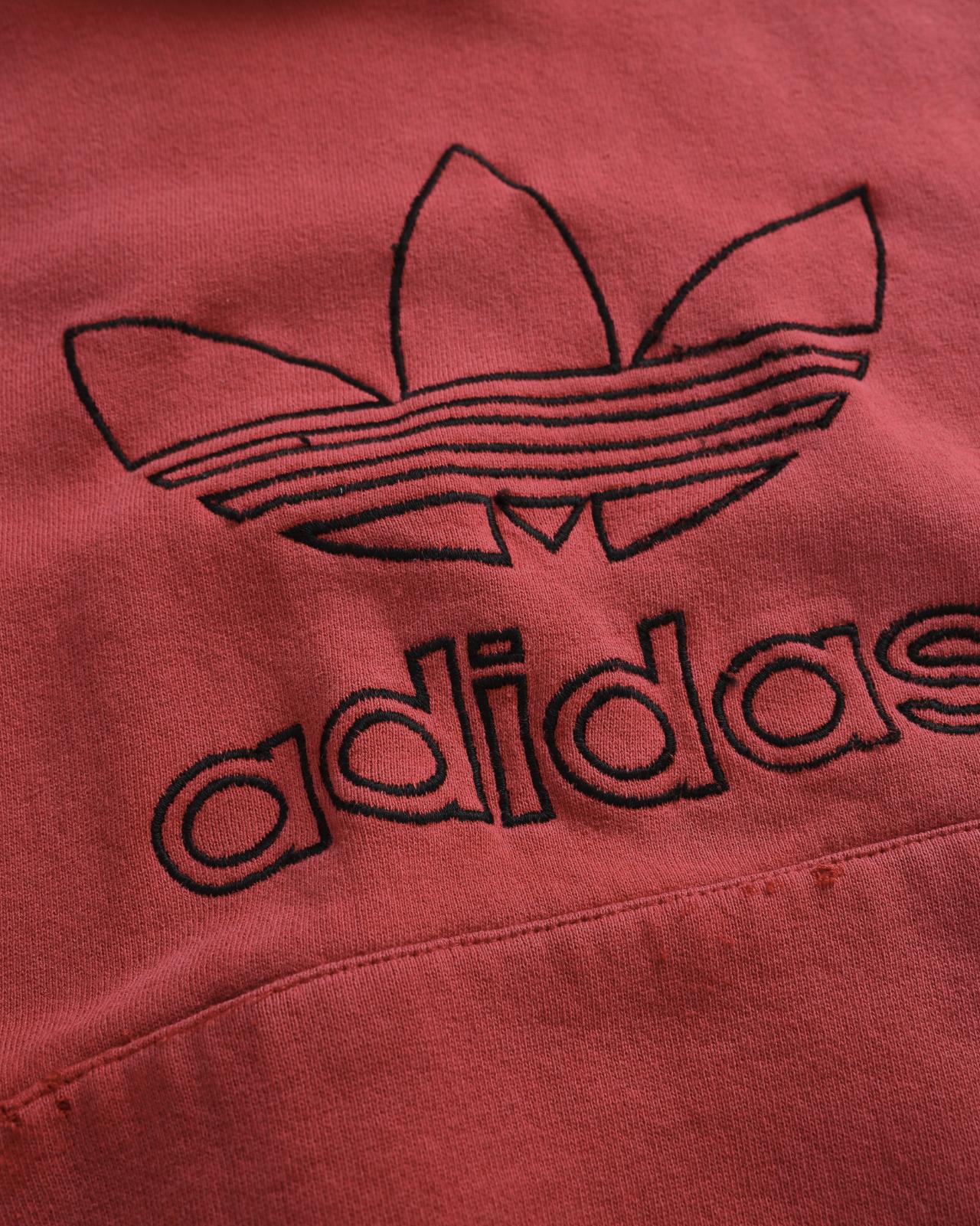 Thrashed Adidas Trefoil Hoodie