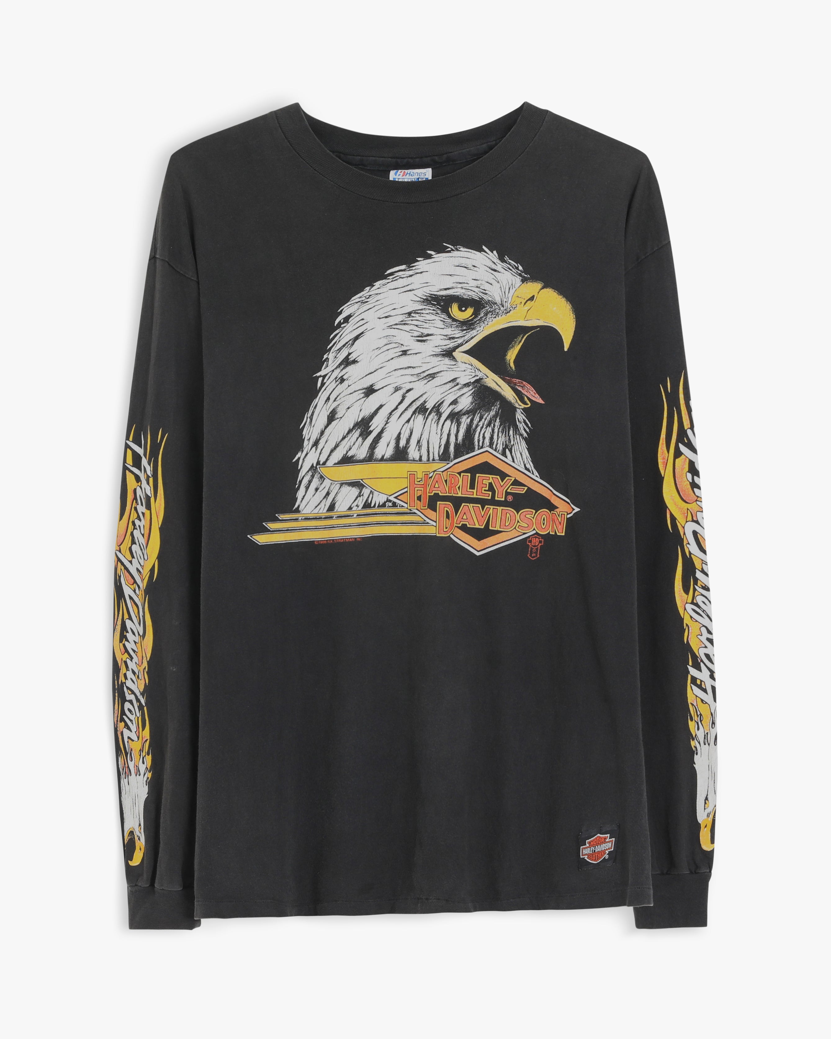 Harley Davidson Flaming Eagle Longsleeve (L)