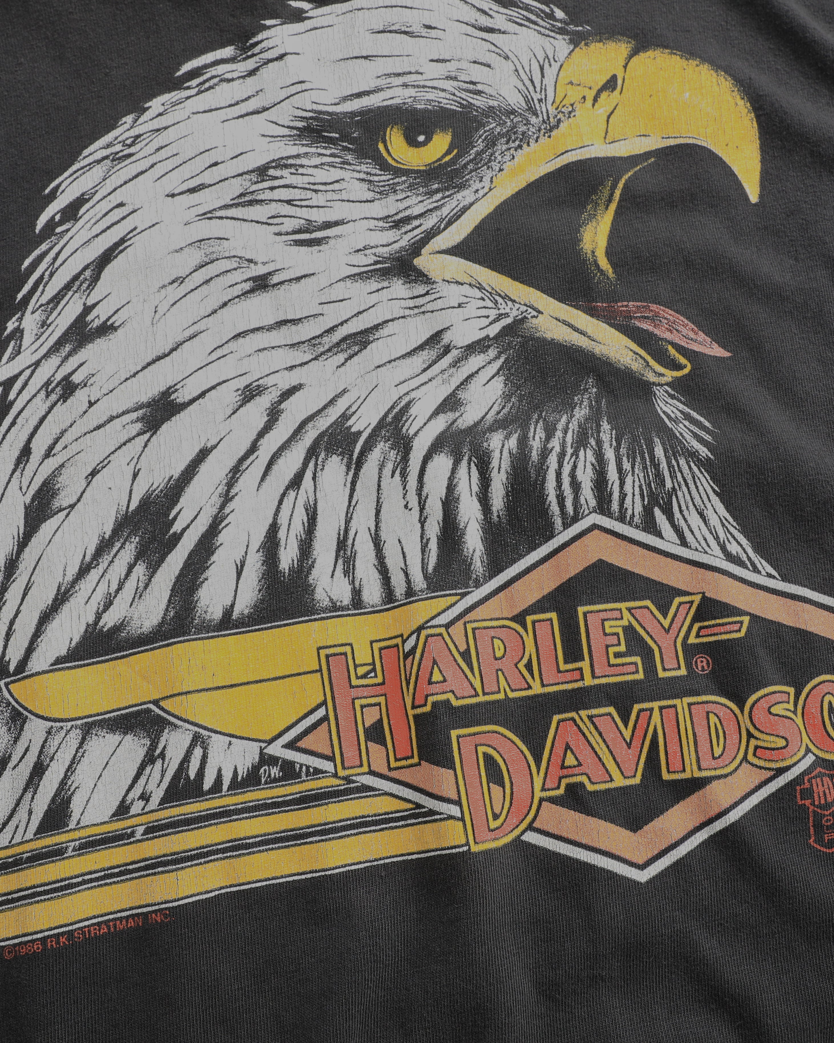 Harley Davidson Flaming Eagle Longsleeve (L)