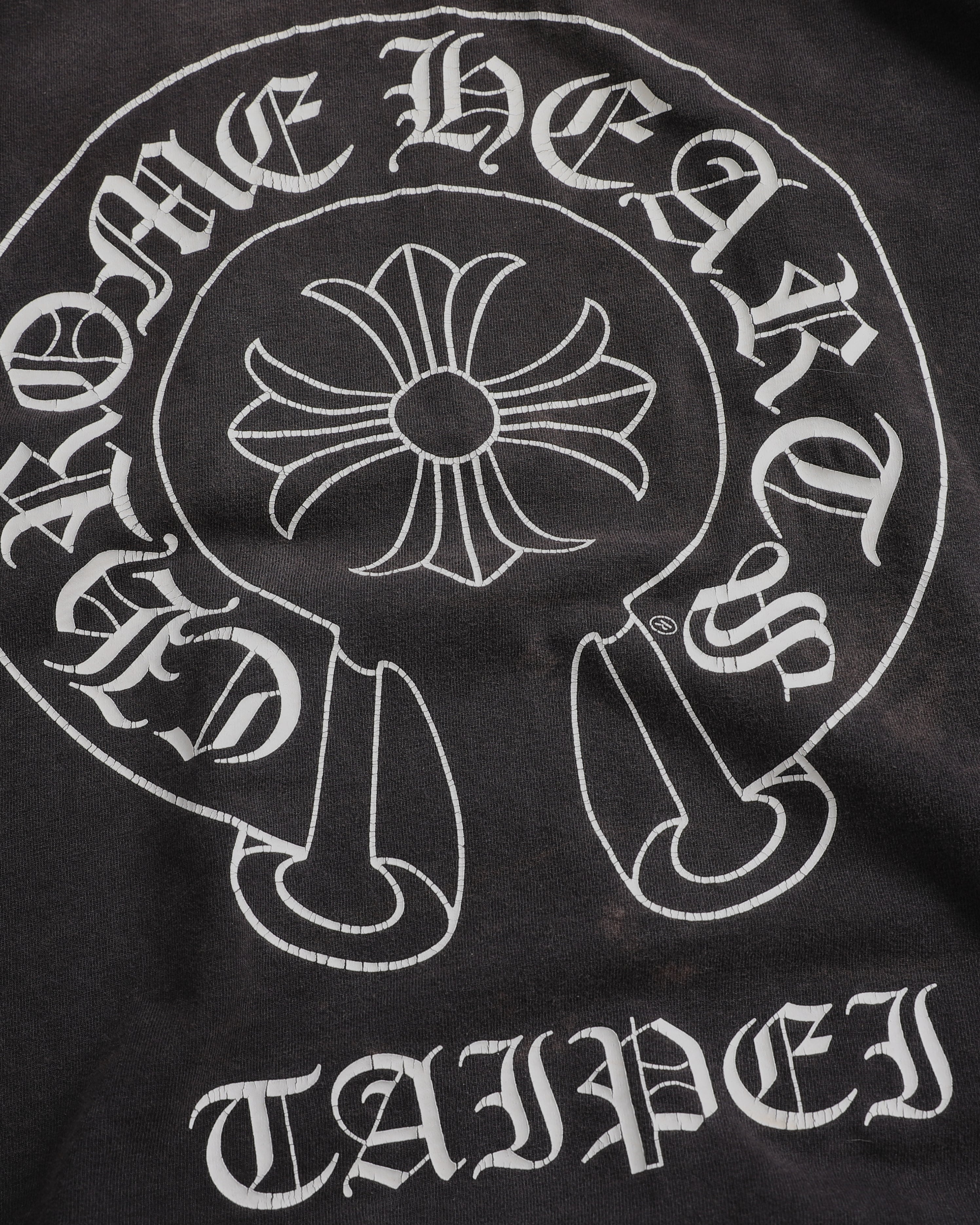 Faded Chrome Hearts Taipei Horseshoe T-Shirt (M)