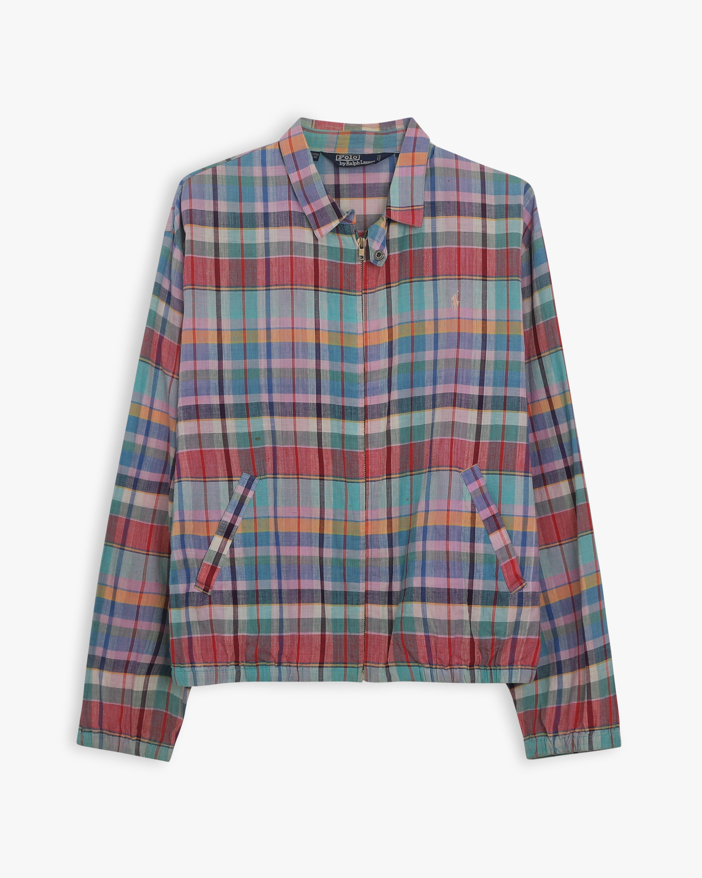 Polo Ralph Lauren Plaid Zip-Up Jacket (L)