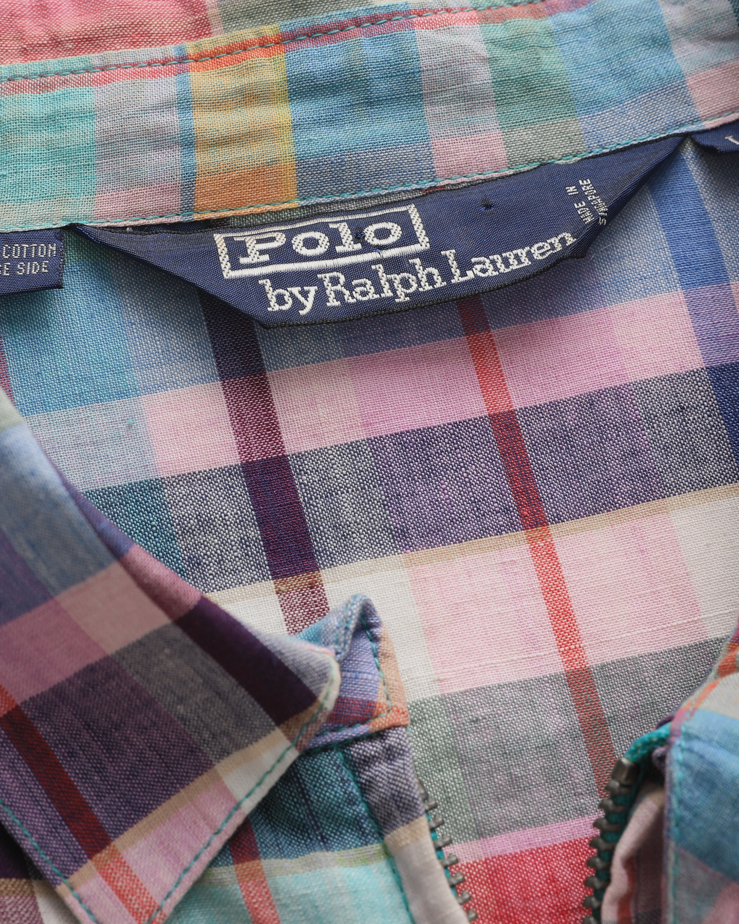 Polo Ralph Lauren Plaid Zip-Up Jacket (L)