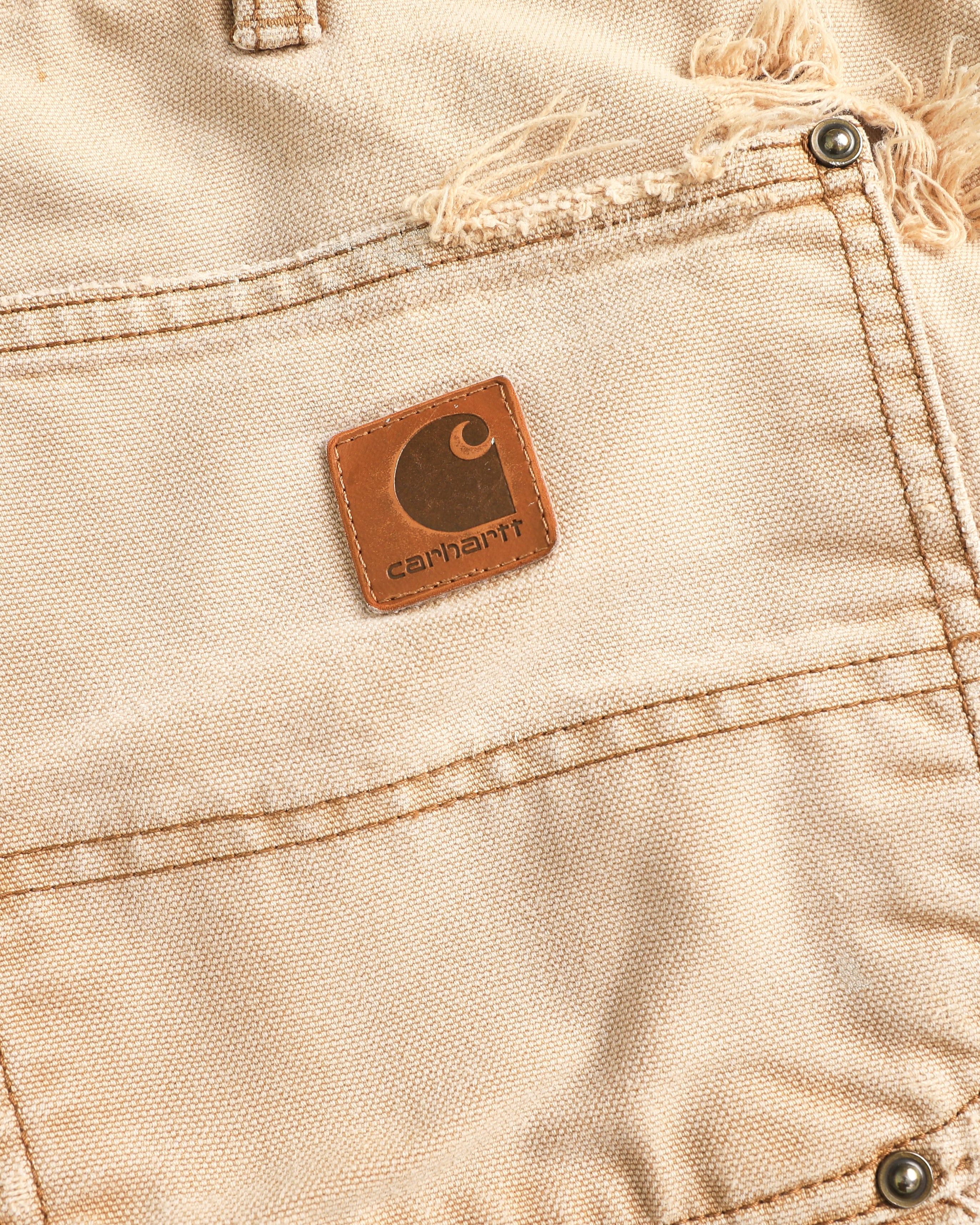 Sashiko Repaired Carhartt Double Knees (32”)