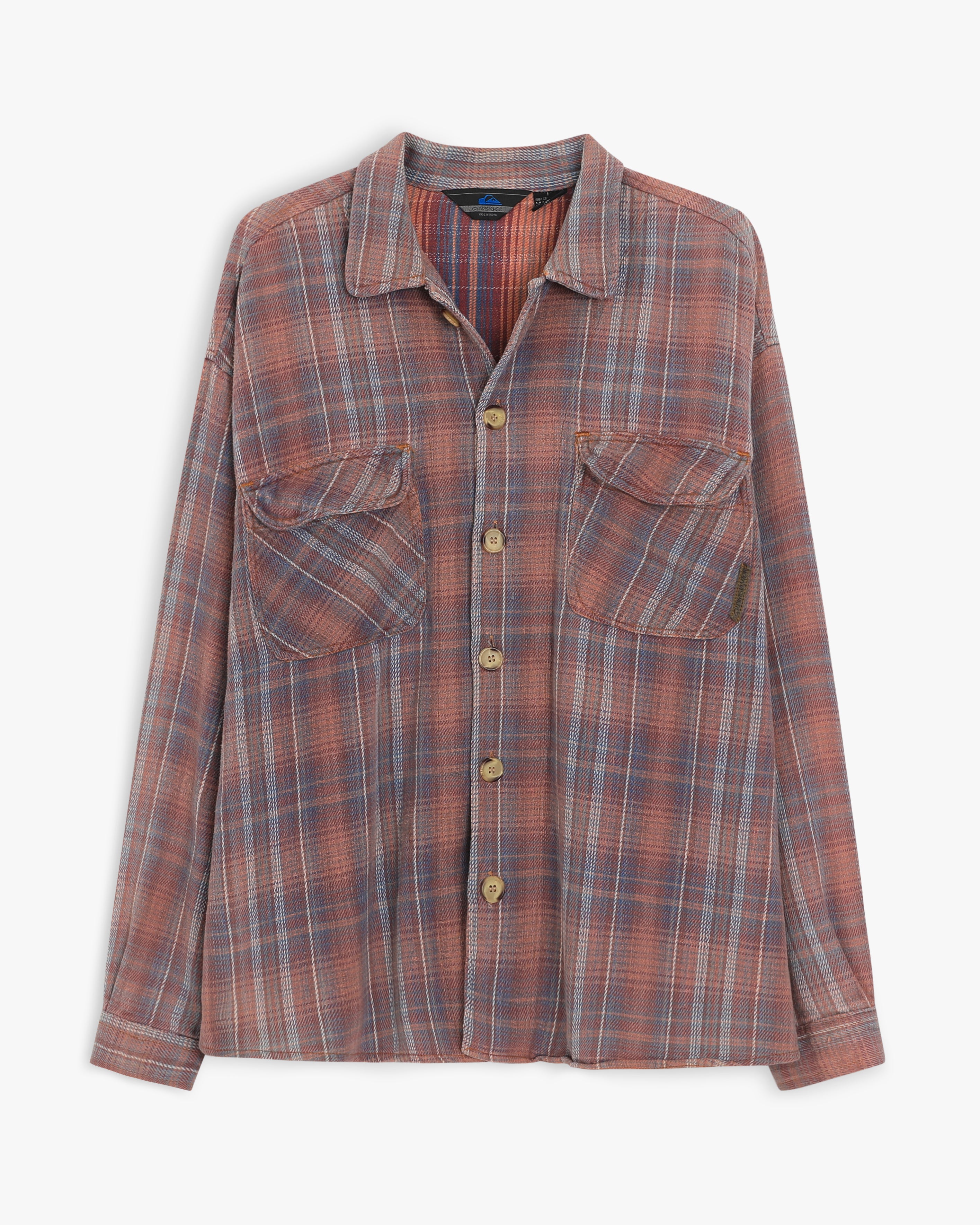 Faded Quicksilver Heavy Flannel (L)