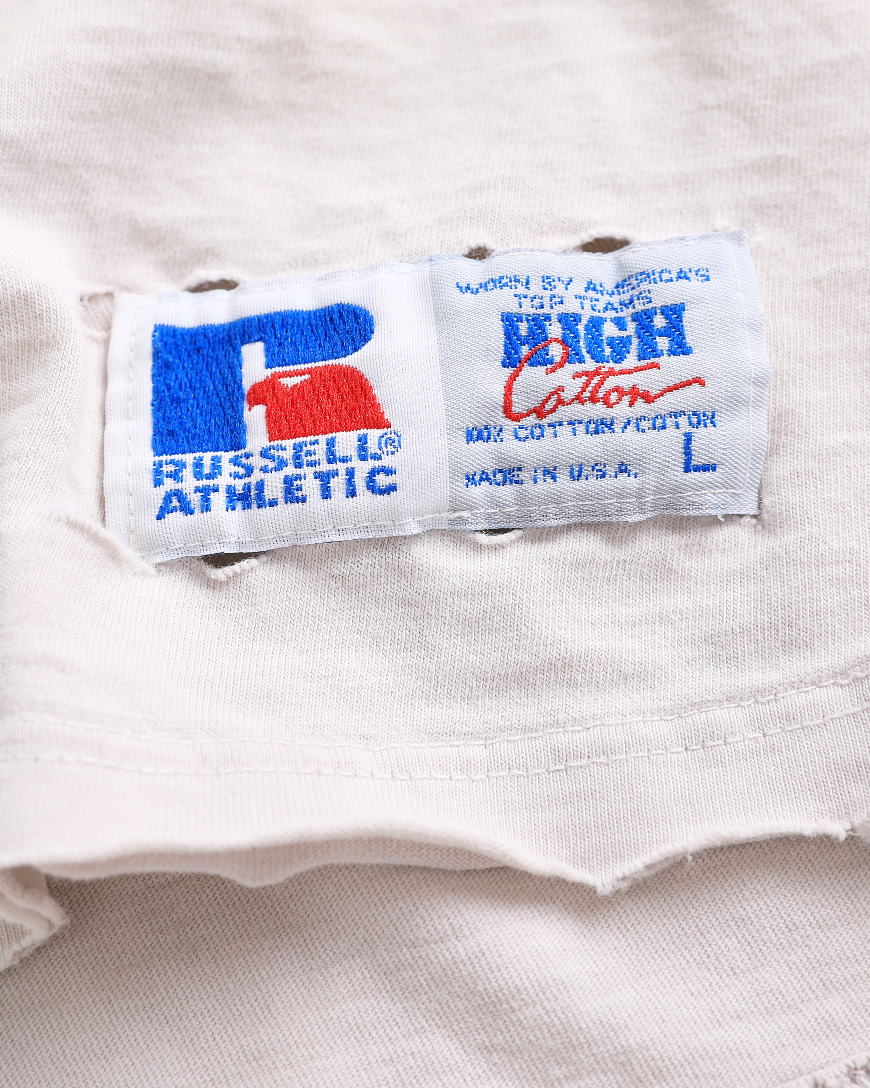 Distressed Russell Bleached Blank (L)