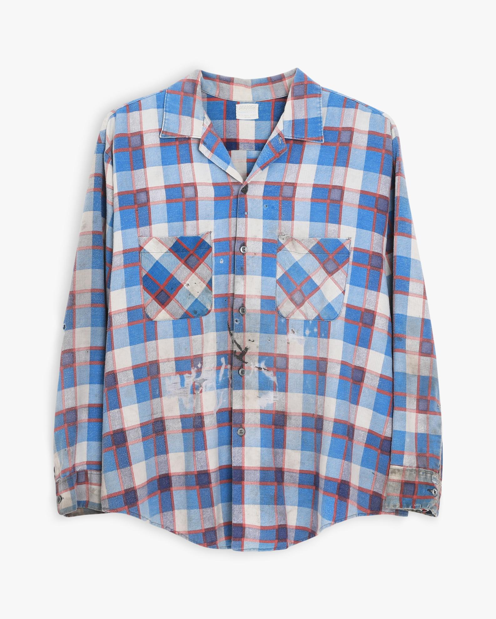 Thrashed Broadcaster Printed Flannel (XXL)