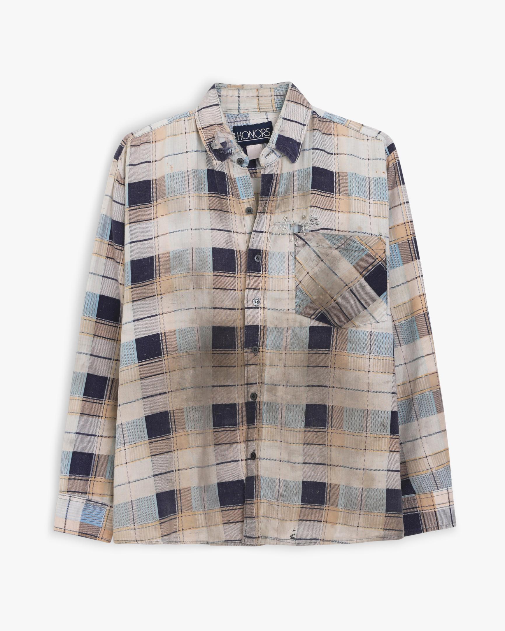 Thrashed Plaid Flannel (L)
