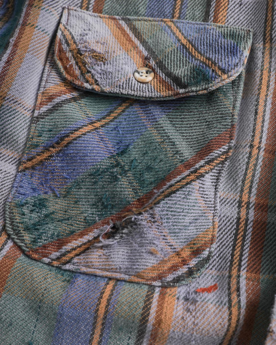 Distressed Five Brothers Flannel (L)