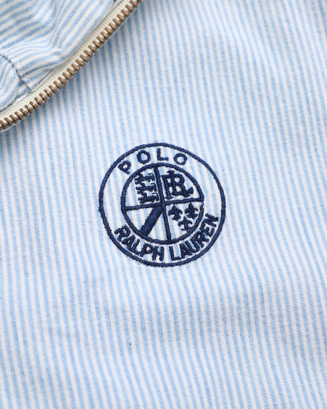 Polo Ralph Lauren Pinstripe Hooded Jacket (M/L)