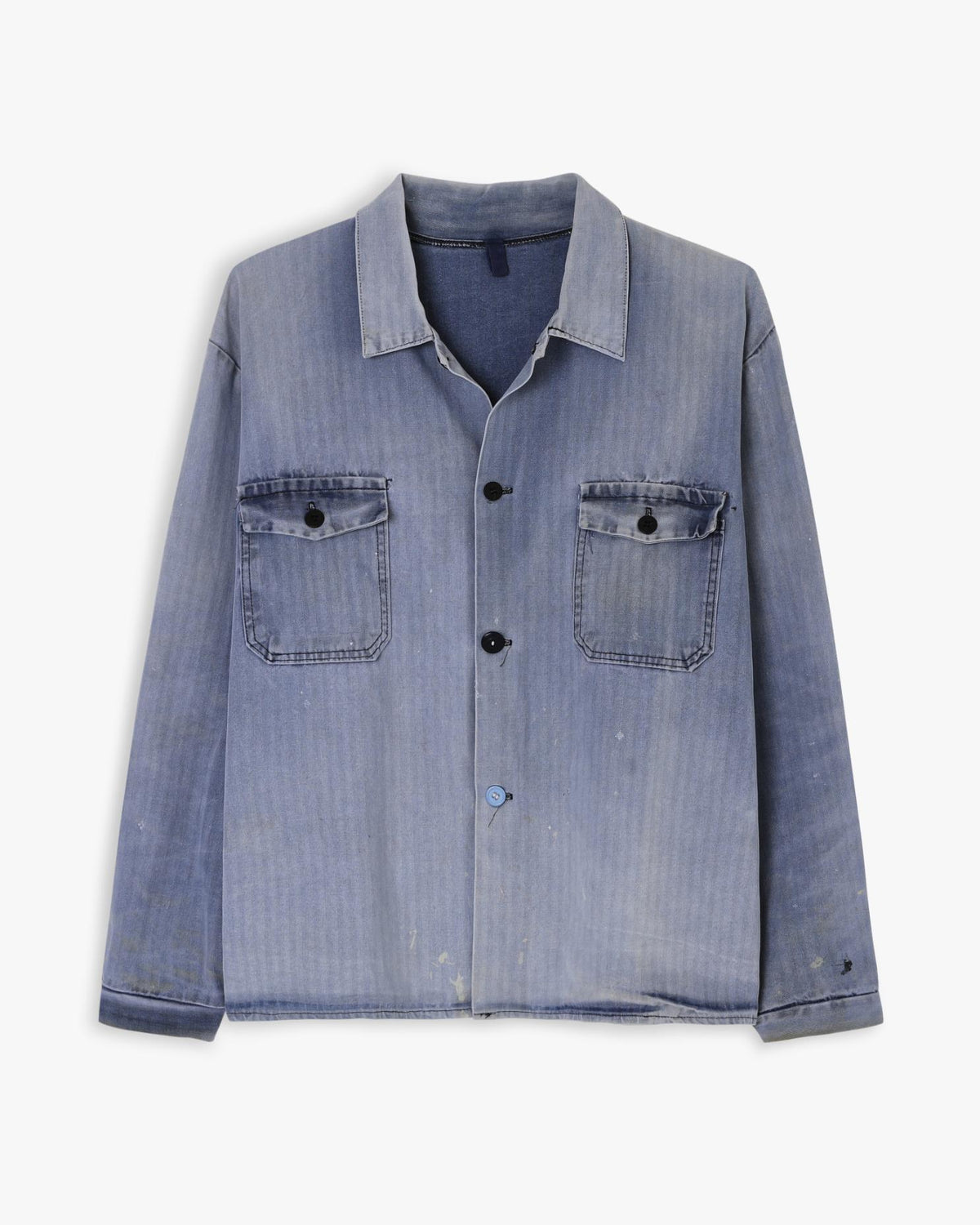 Sunfaded Herringbone HBT French Jacket (XXL)