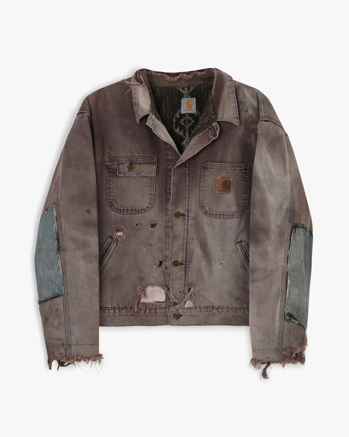 Thrashed & Repaired Carhartt Chore Jacket (L)