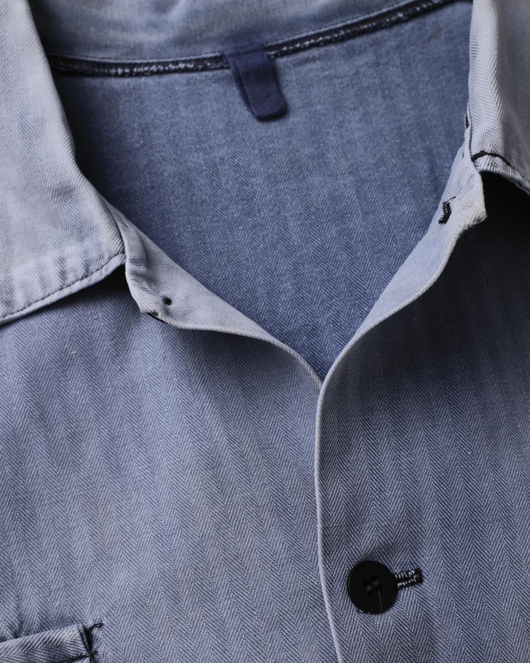 Sunfaded Herringbone HBT French Jacket (XXL)