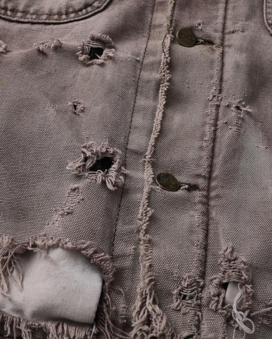 Thrashed & Repaired Carhartt Chore Jacket (L)