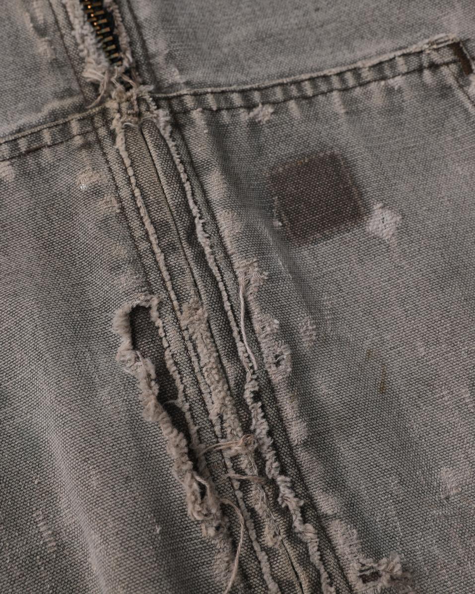 Distressed Carhartt Hooded Jacket (XL)