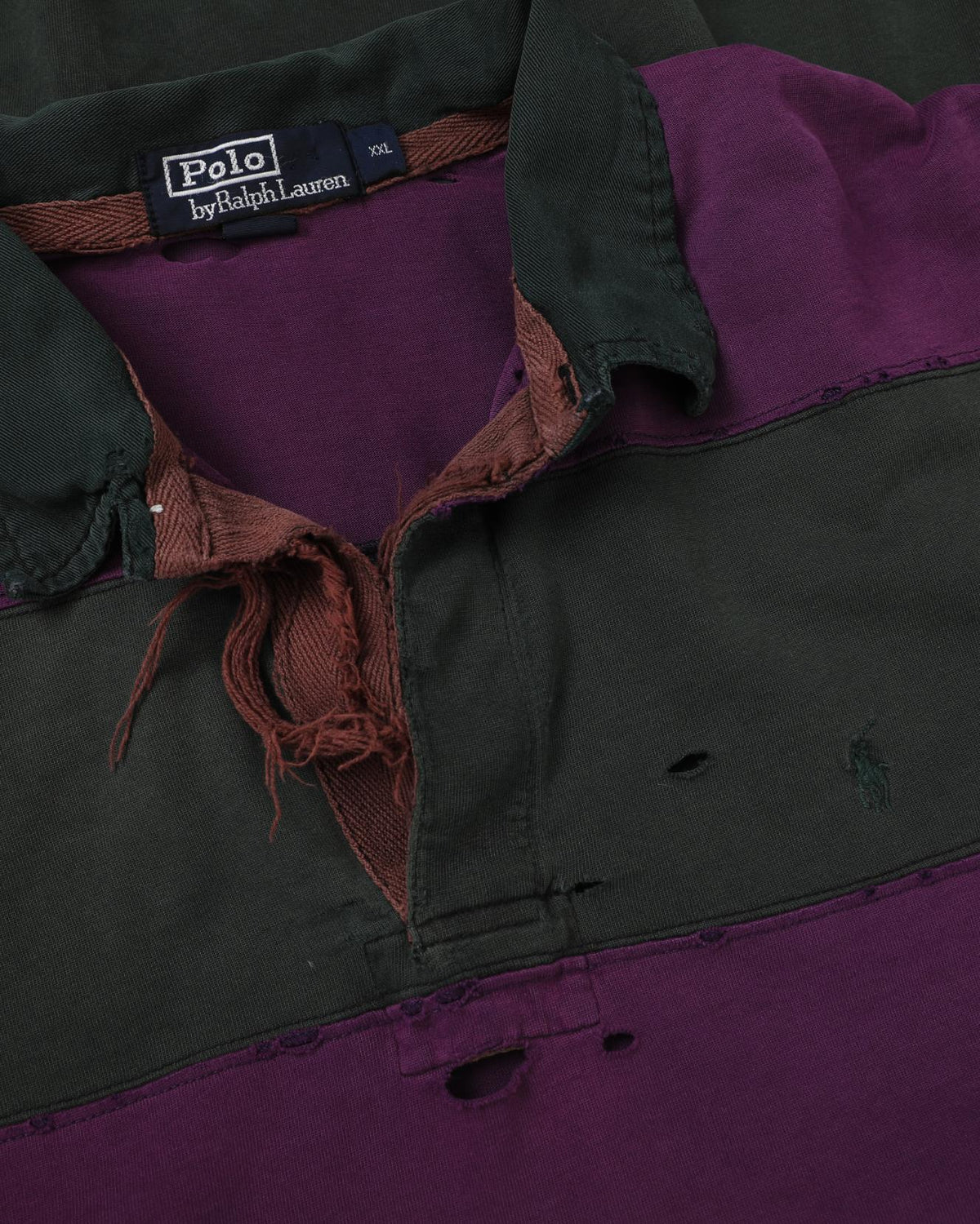 Thrashed Polo Ralph Lauren Rugby Longsleeve (XL)