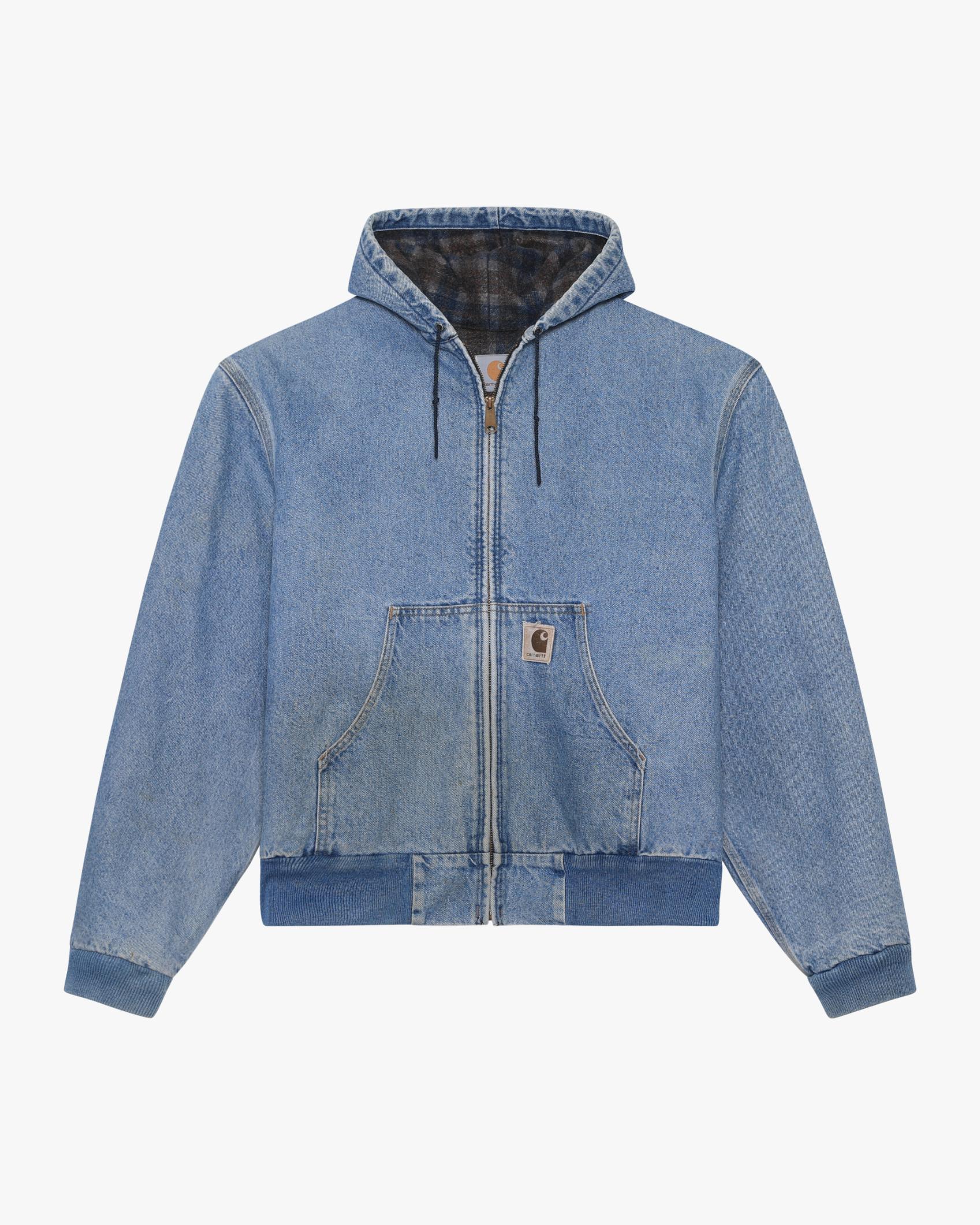 90s Hooded Denim Carhartt (XL)