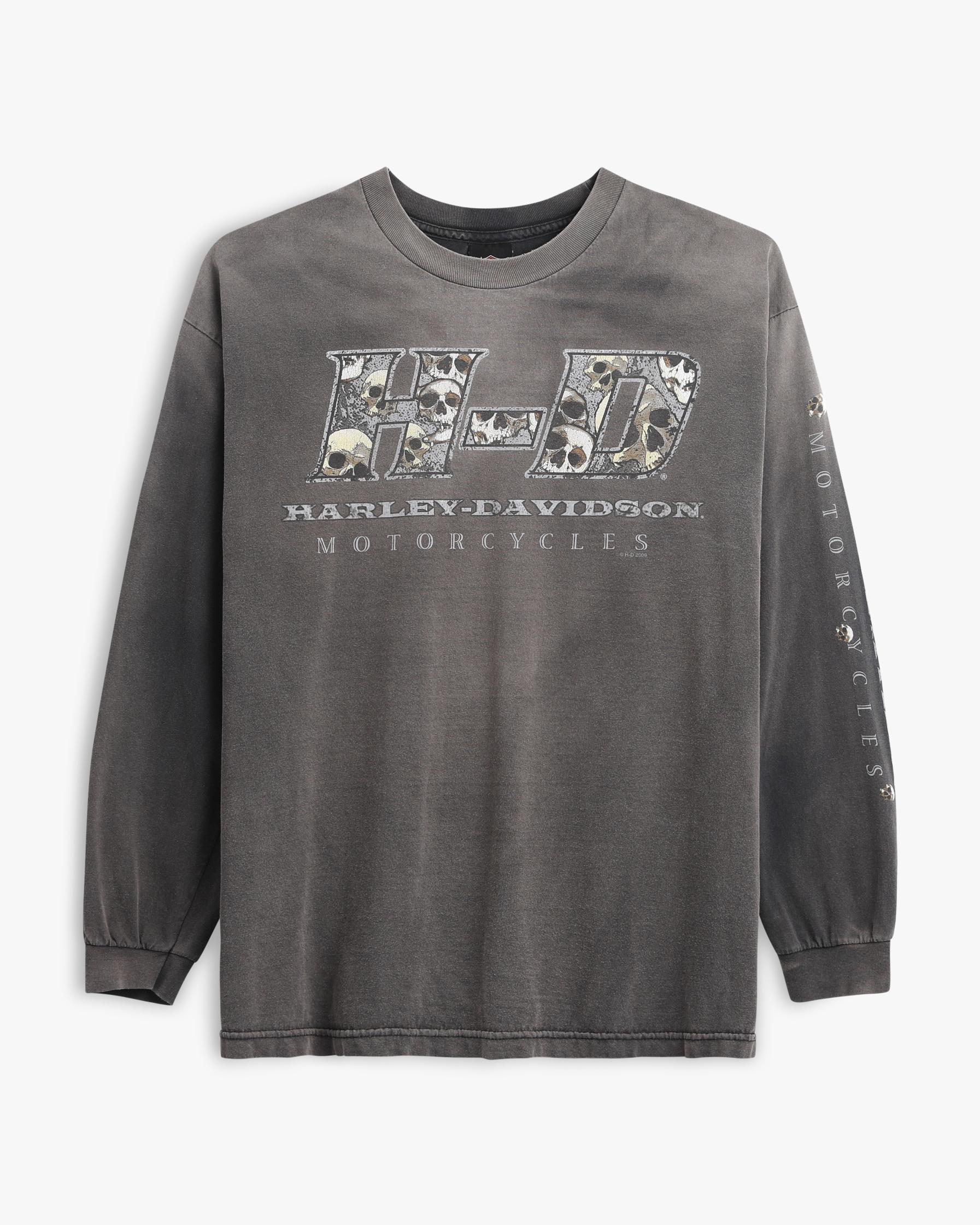 ‘09 Faded Harley Davidson Skulls (XL)