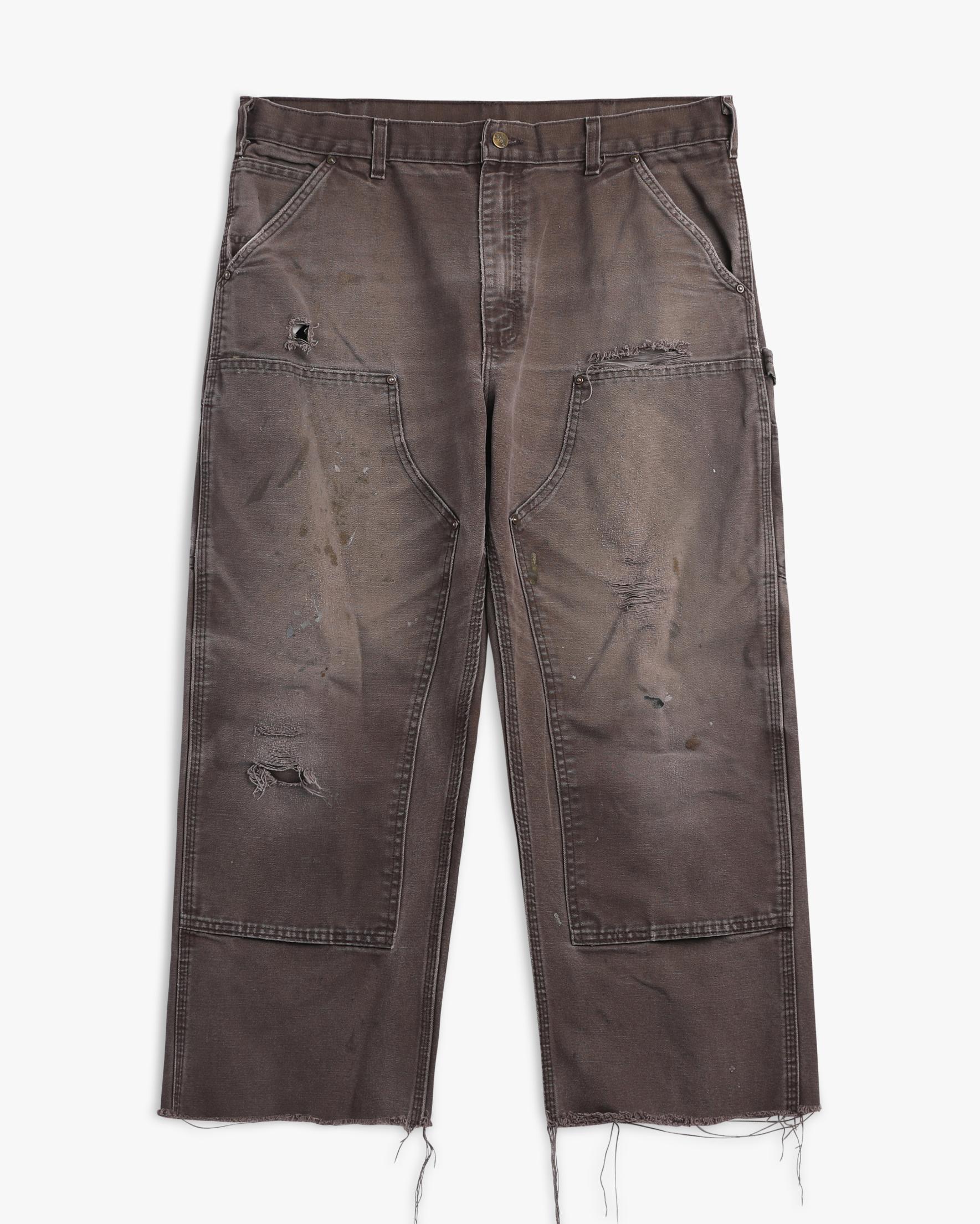 Thrashed Brown Carhartt Double Knees (38")