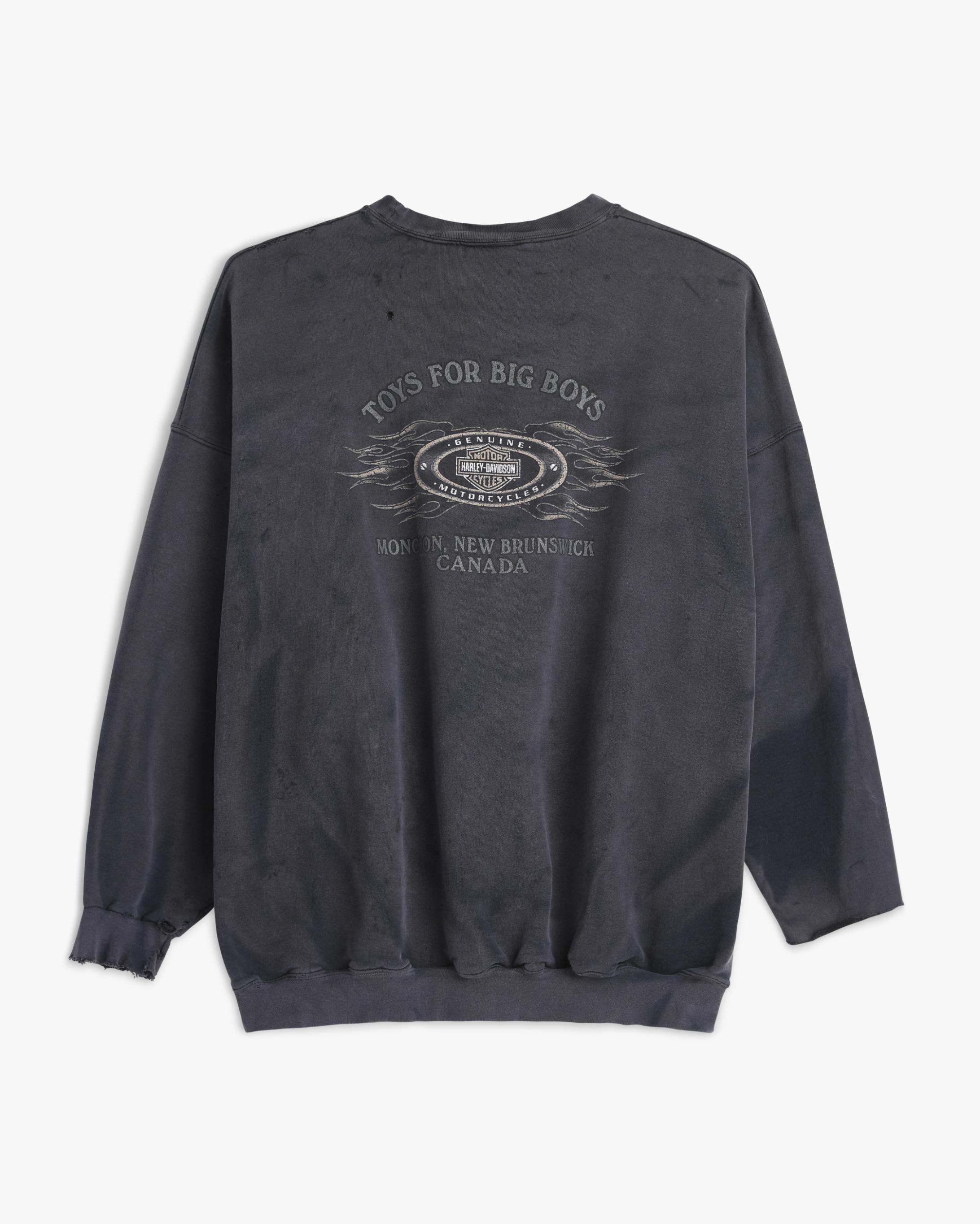 00s Faded and Distressed Harley Davidson