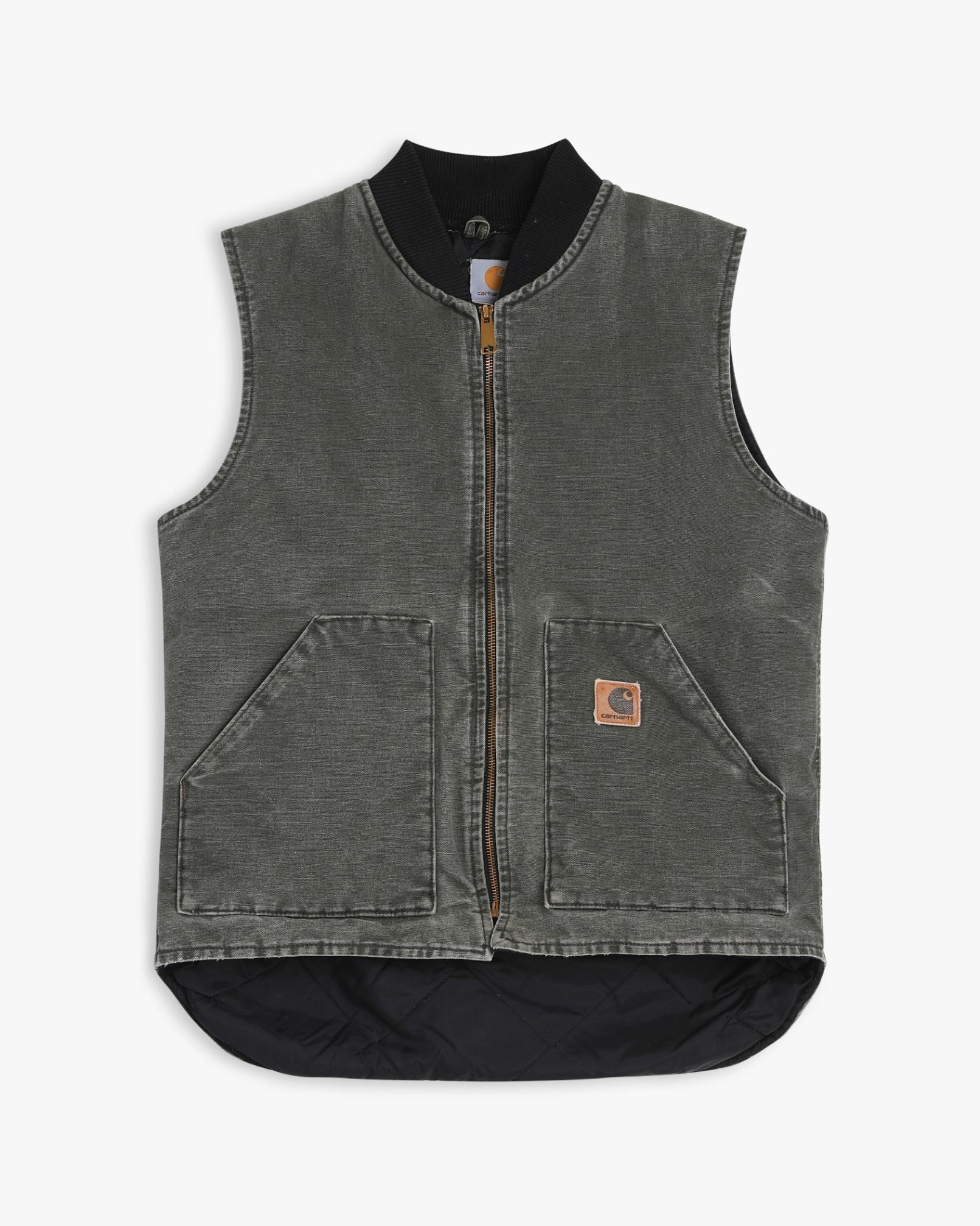 Vintage Mossy Green Carhartt Vest (L)