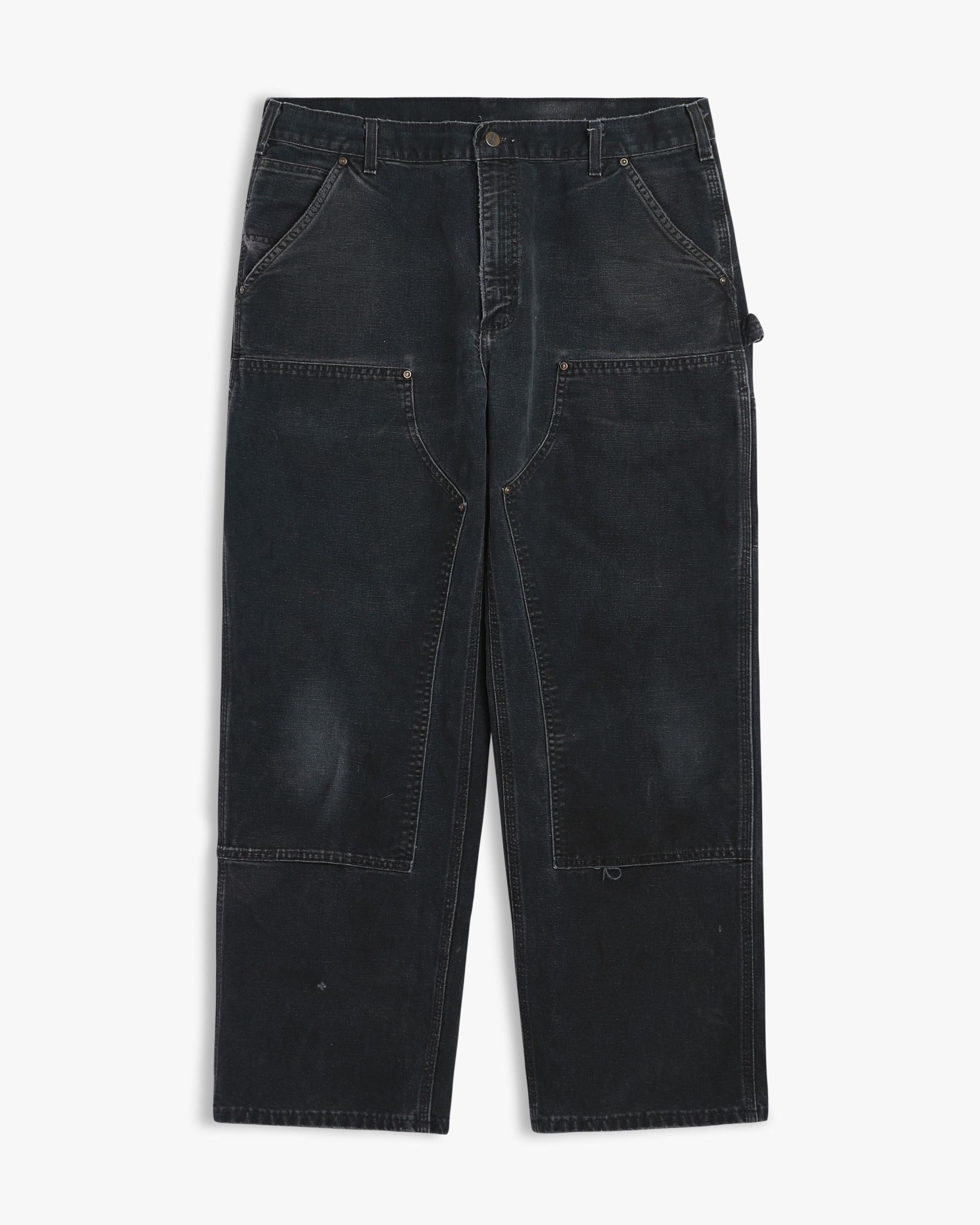 Faded Black Carhartt Double Knees (36")