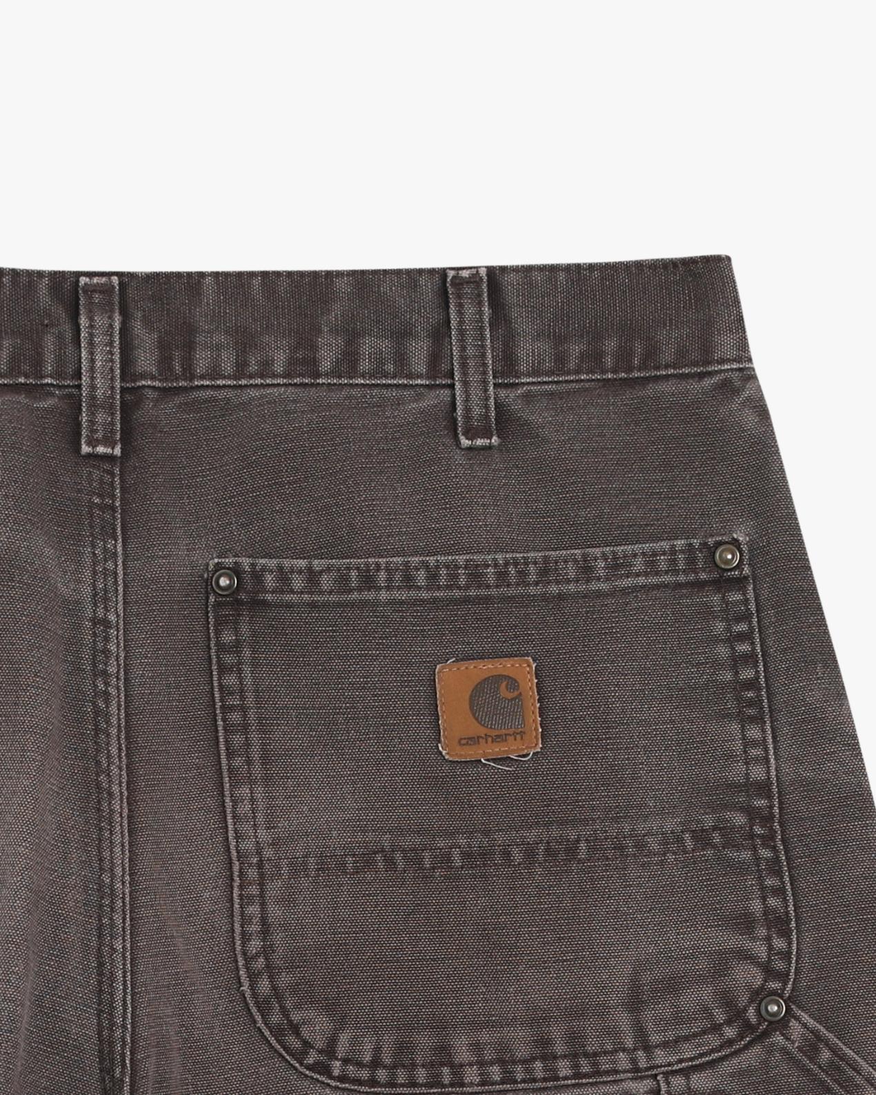 Thrashed Brown Carhartt Double Knees (32")