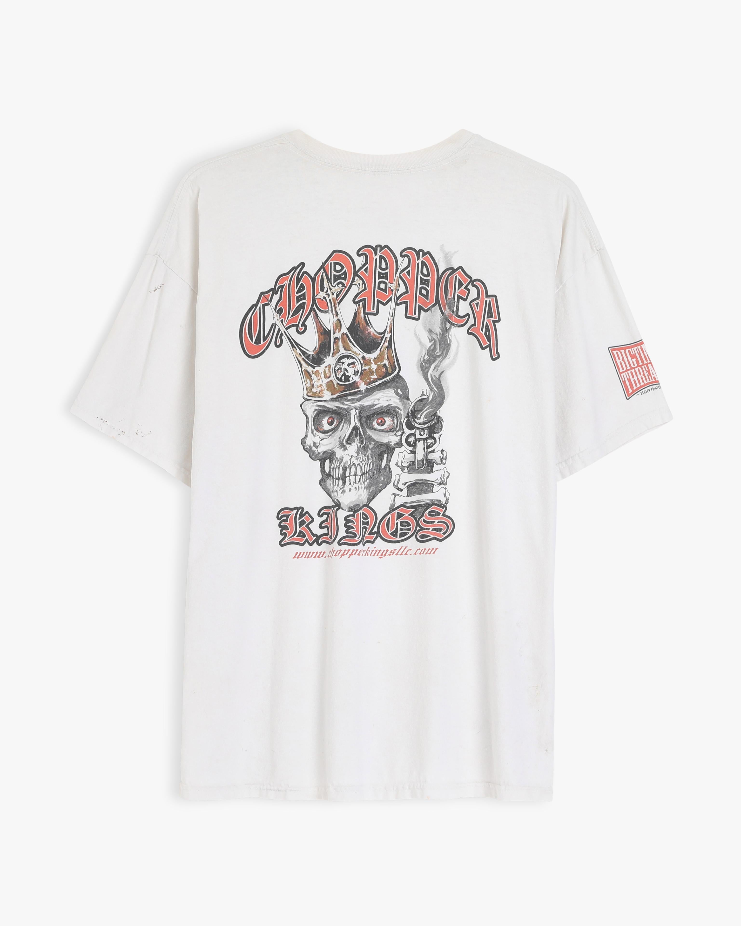 Paint Splattered Chopper Kings T-Shirt (L/XL)
