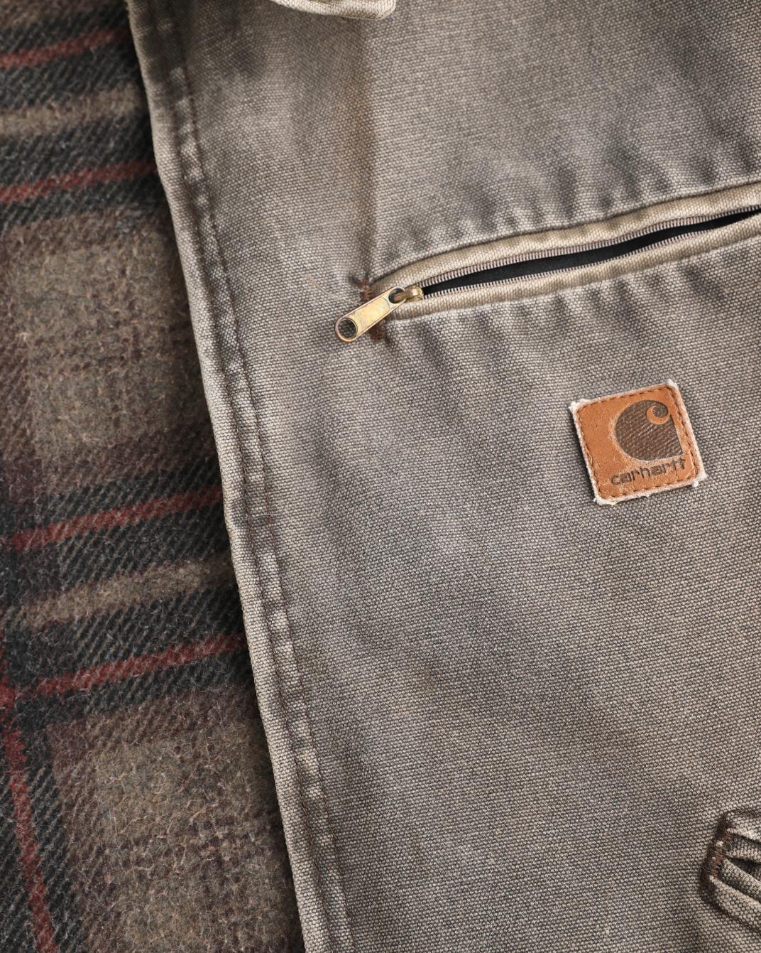 Thrashed Chesnut Carhartt Detroit Jacket (L)