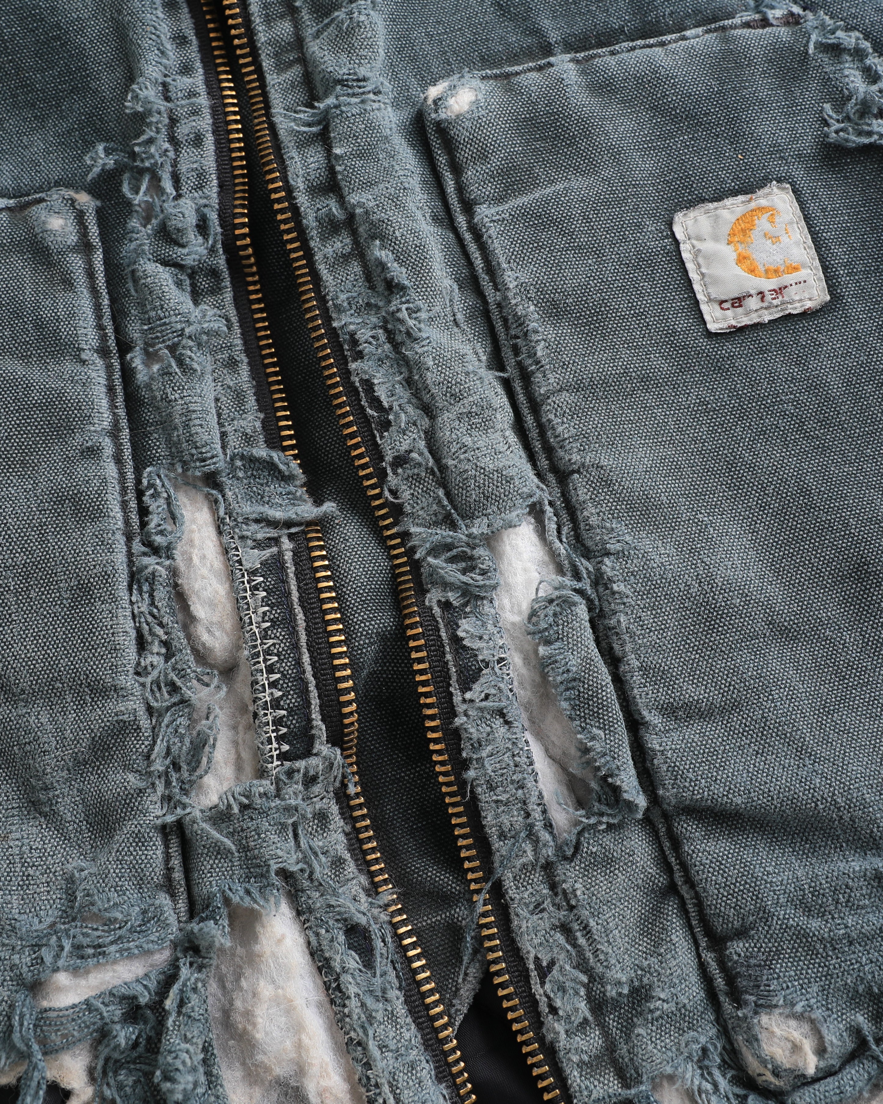 Thrashed Black Carhartt Vest (L)