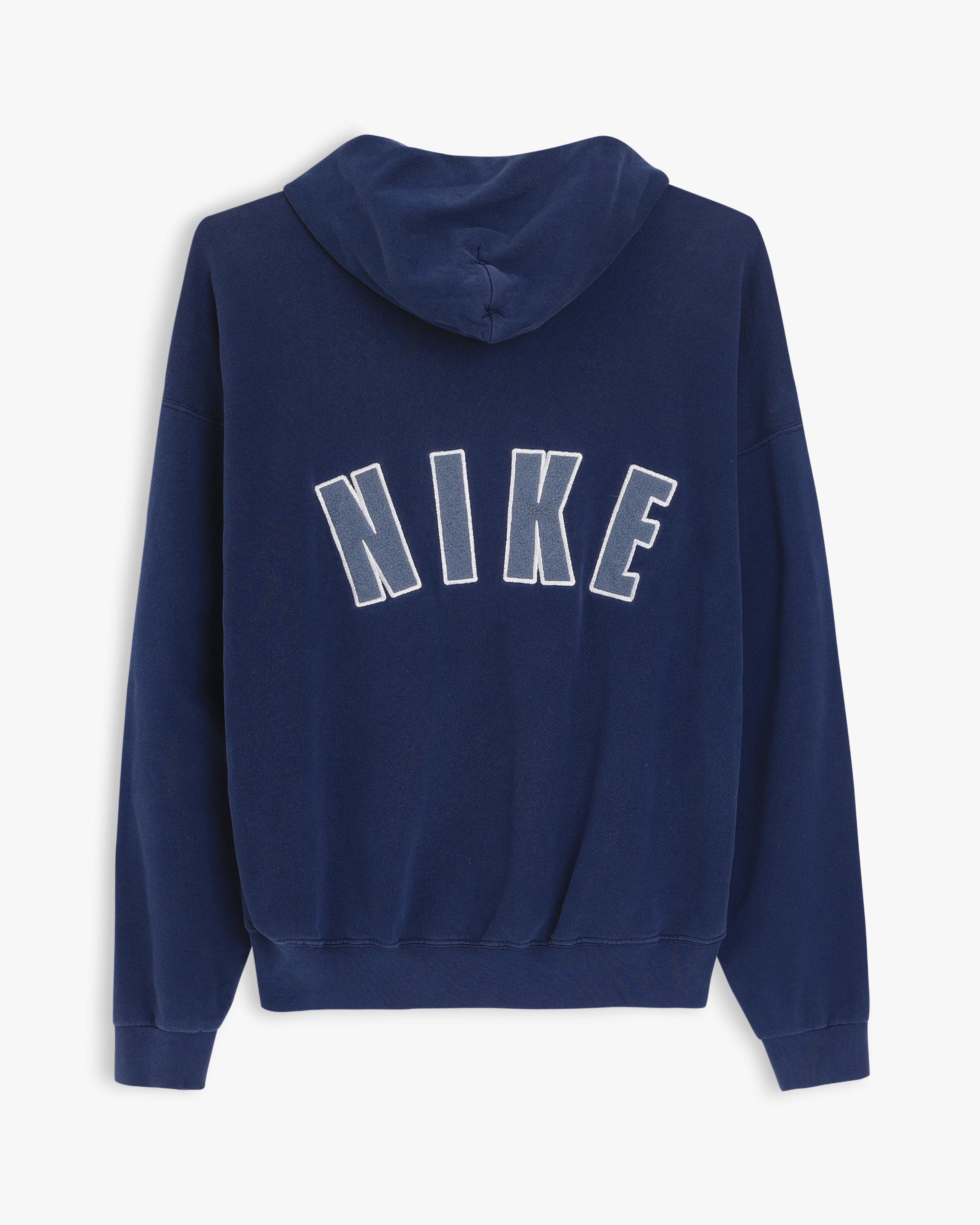 Thrashed Nike Center Swoosh Spellout Hoodie (XL)