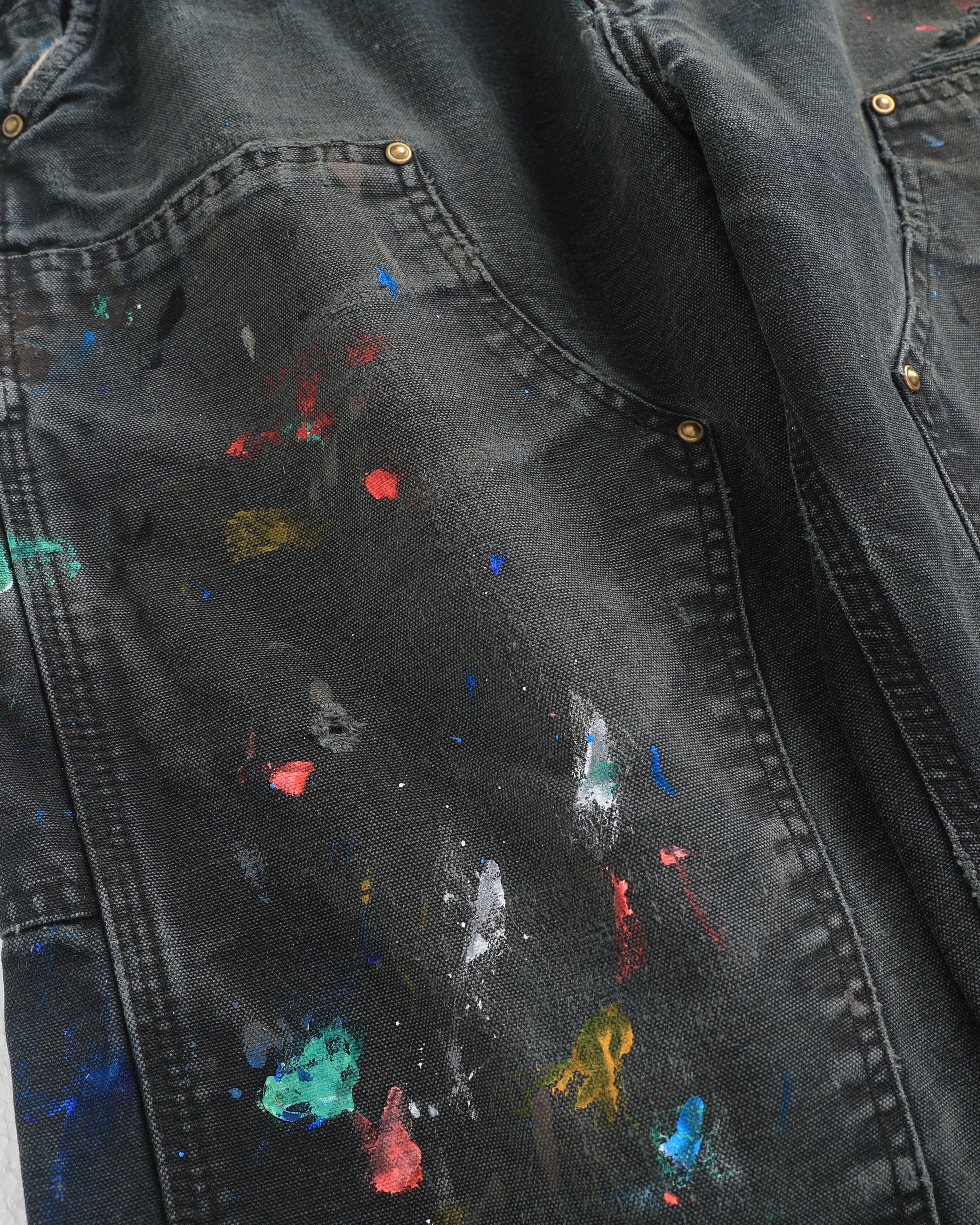 Painters Black Carhartt Double Knees (31")