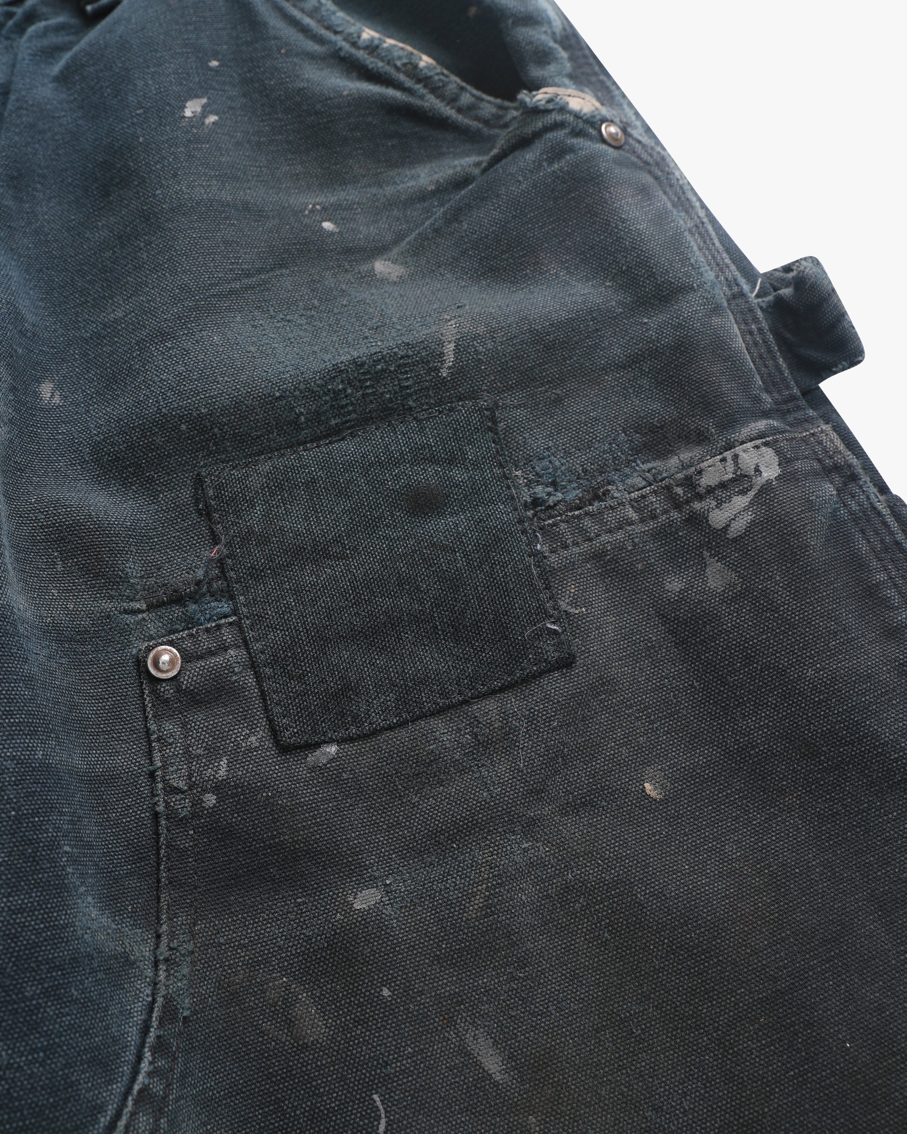 Thrashed Black Carhartt Double Knees (35")