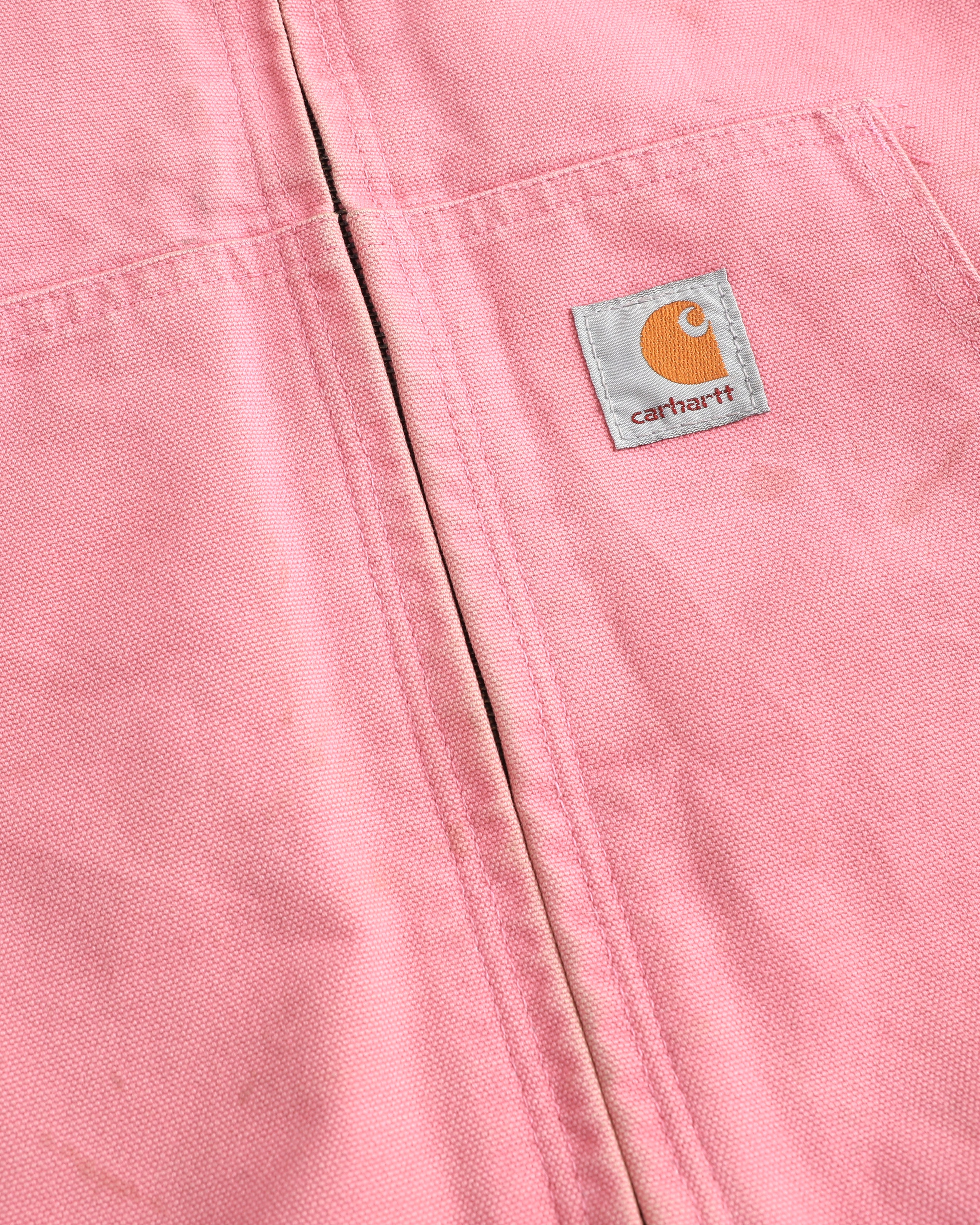 Baby Pink Carhartt Hooded Active Jacket (S)
