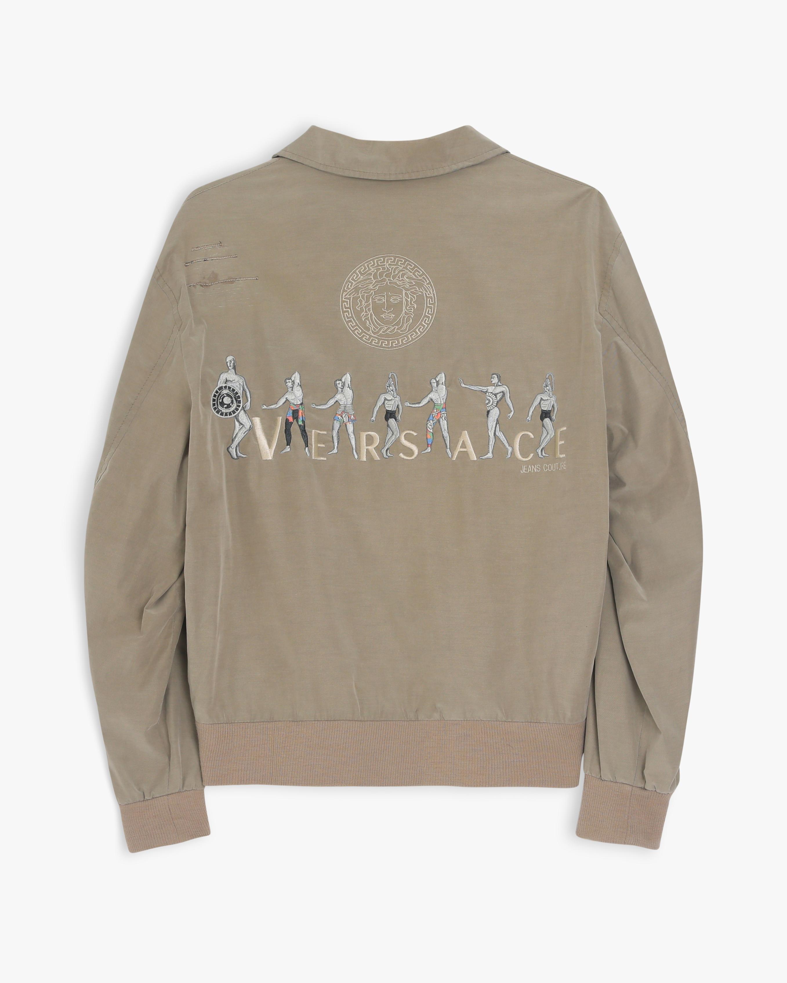 Versace Embroidered Windbreaker Jacket (L)