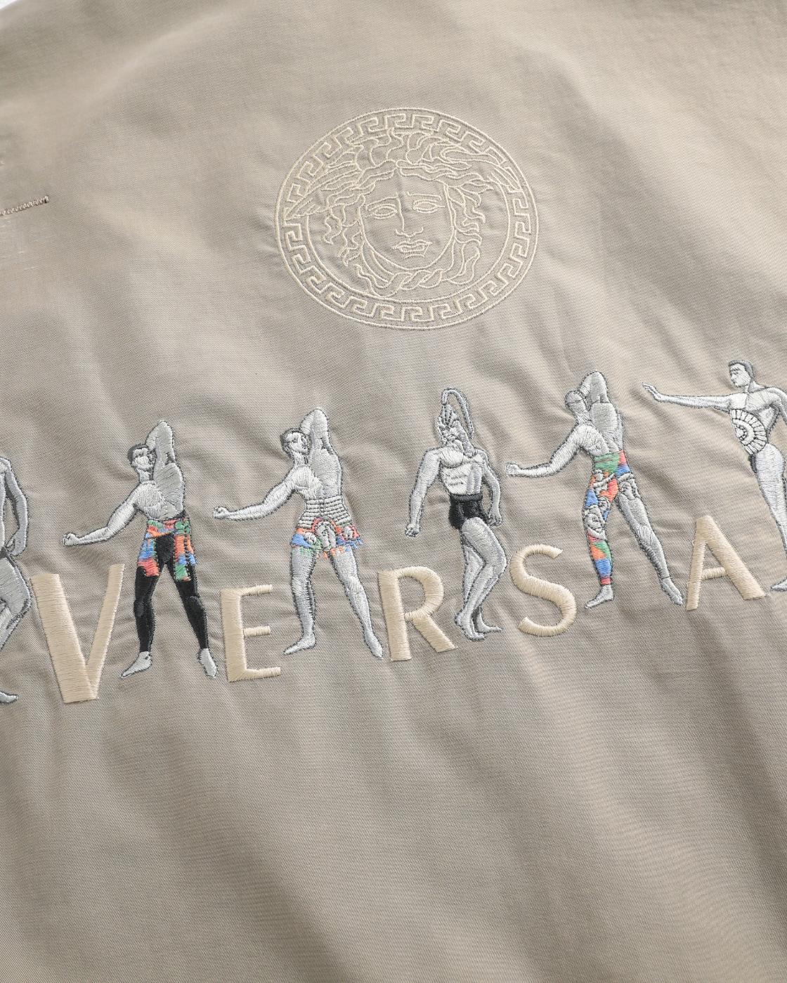 Versace Embroidered Windbreaker Jacket (L)