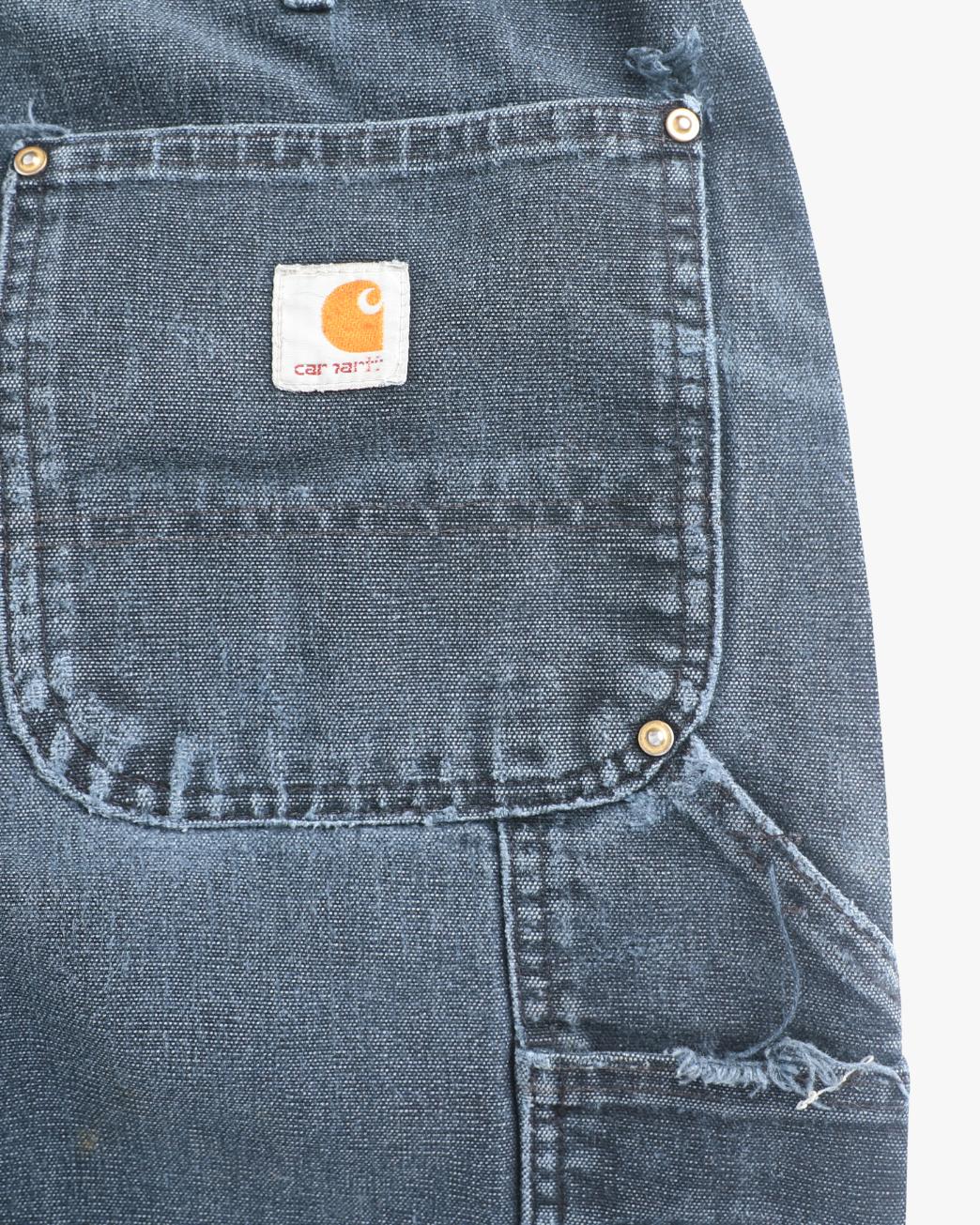 Faded Black Carhartt Doubleknees (32”)