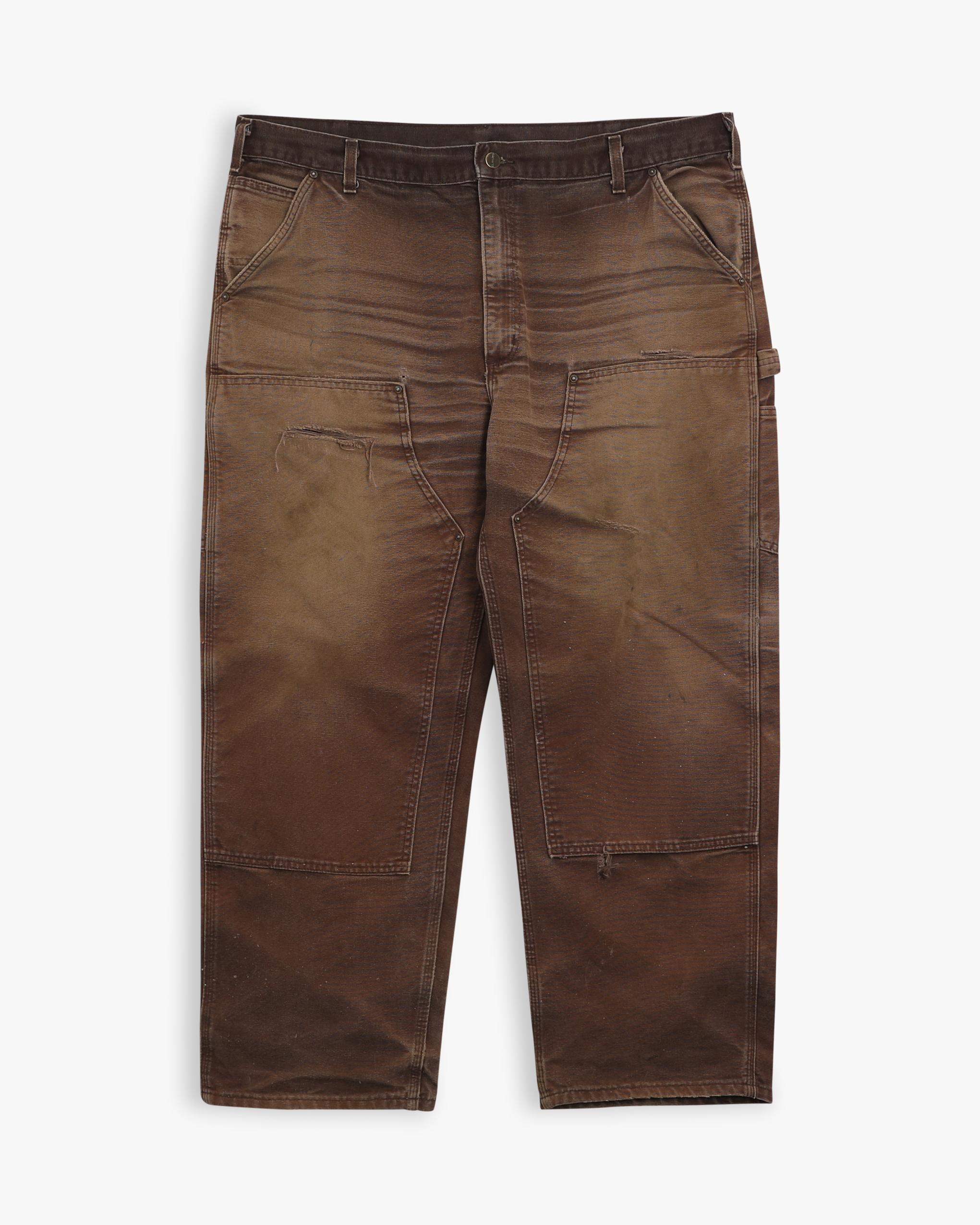 Faded Brown Carhartt Doubleknees (40")