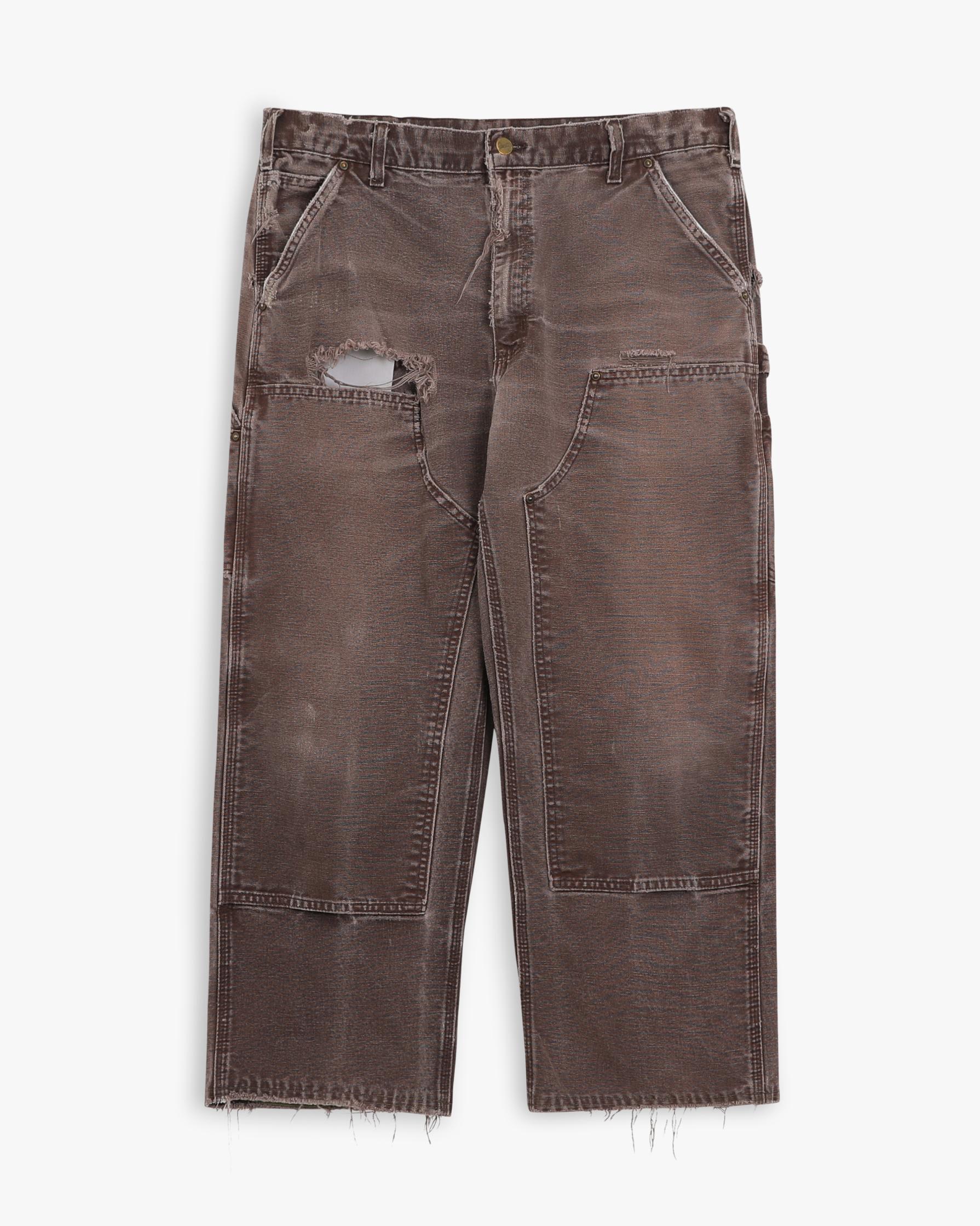 Thrashed Brown Carhartt Doubleknees (34")