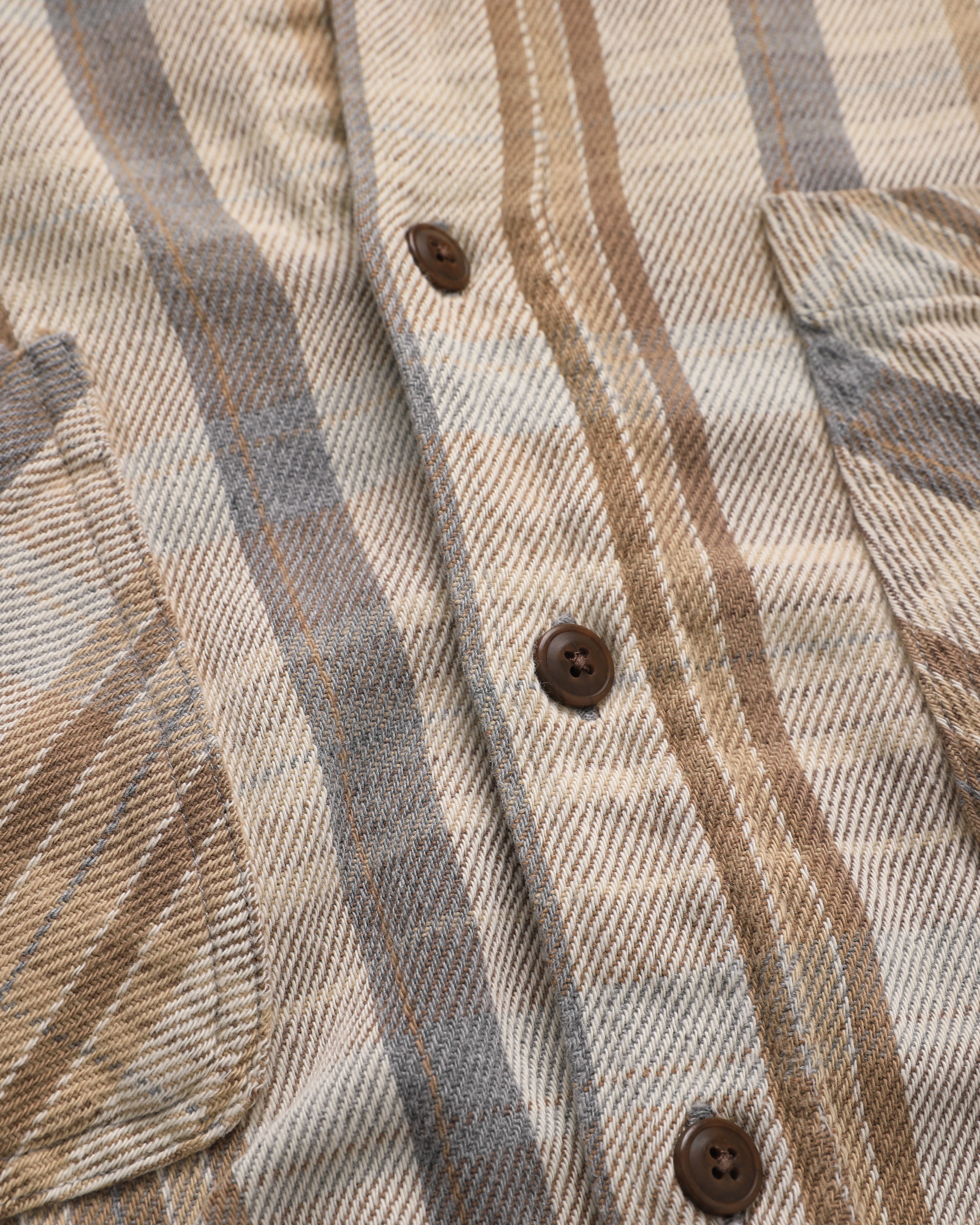 Earthy Plaid Heavy Flannel (XL)