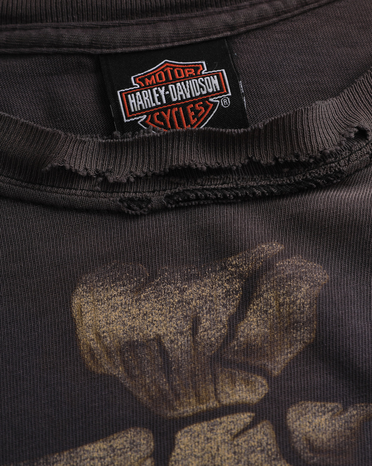 Thrashed Harley Skeleton Longsleeve (XL)